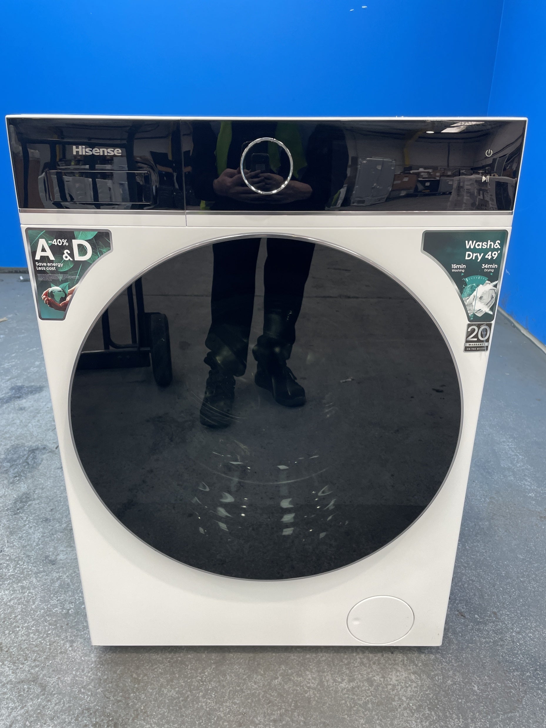 #GRC-157-882 - Hisense WD5I1045BWQ 10.5/6kg 1400rpm AutoDose Washer Dryer