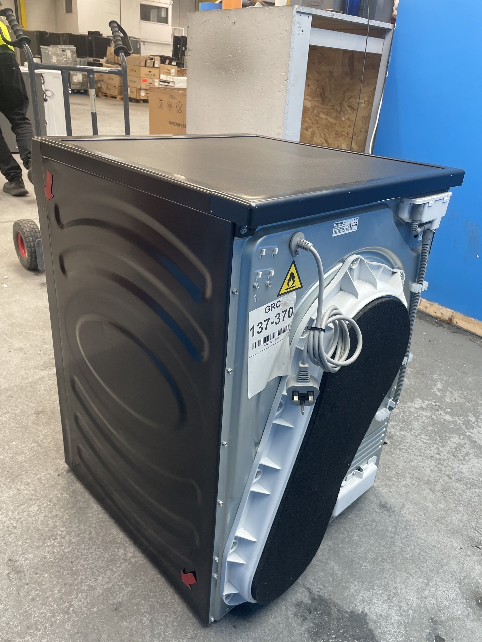 #GRC-137-370 - Hisense DH7S107BB 7S Series 10kg Heat Pump Tumble Dryer