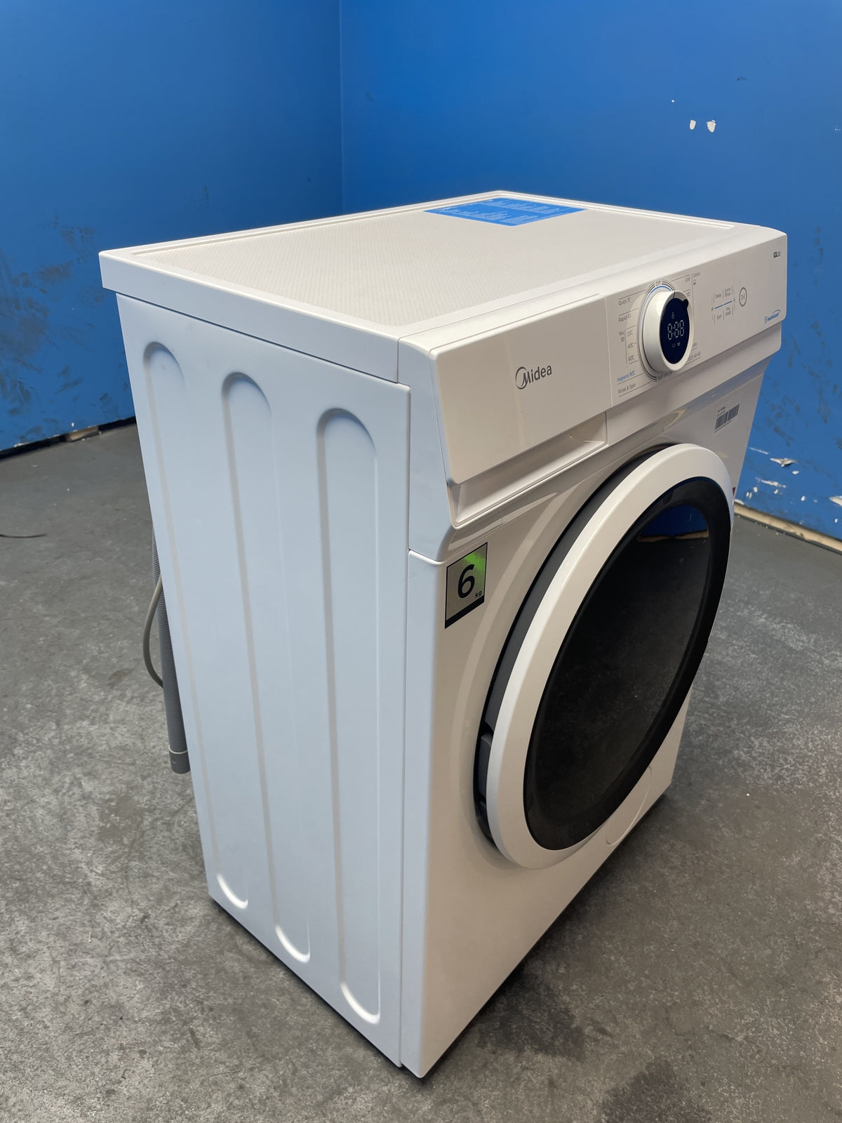 #GRC-158-763 - Midea 6kg 1000rpm Washing Machine – Lunar Dial LED, Quick Wash, White