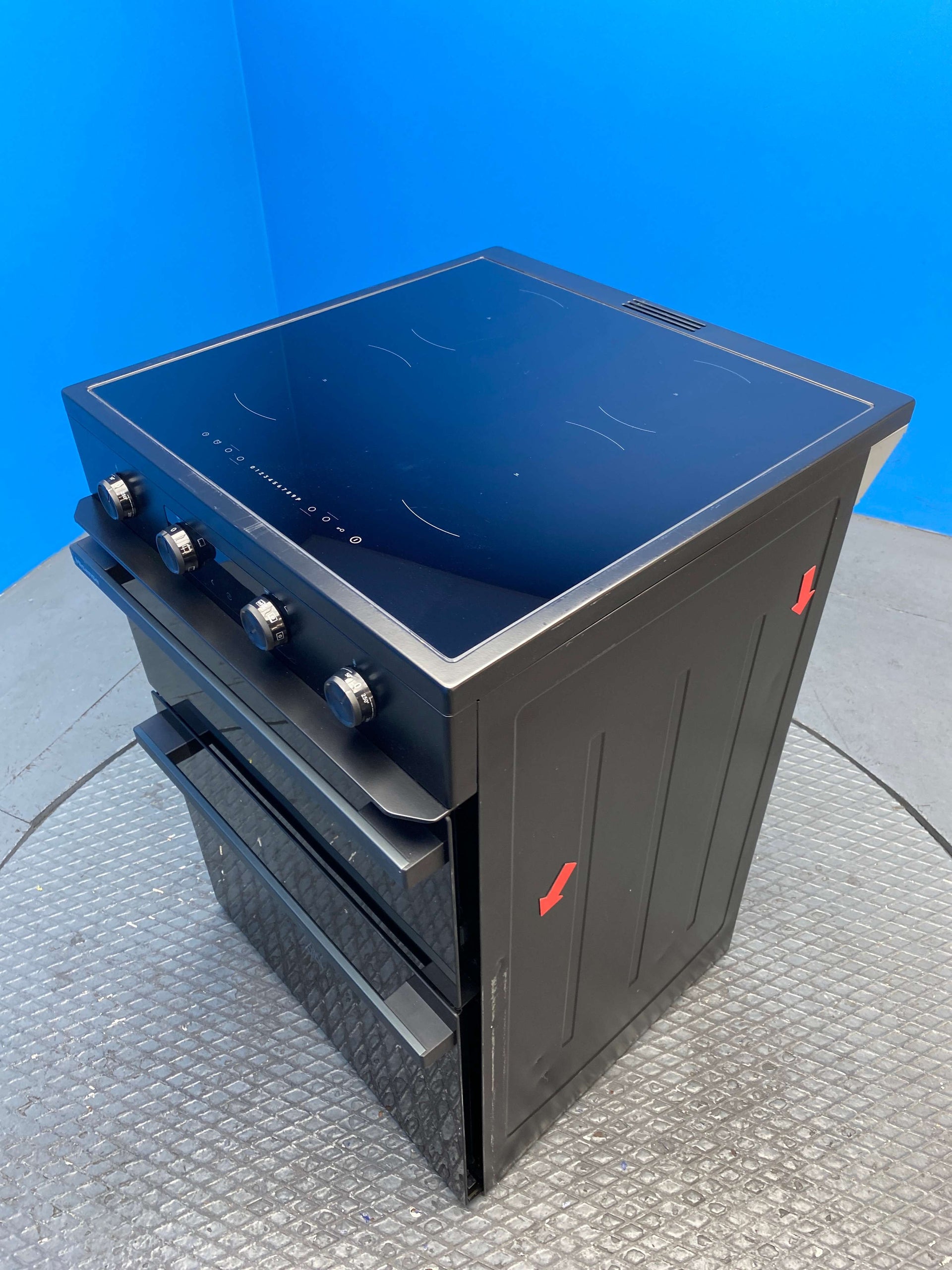 Hisense Hi6 Max HDCEIT6C20B Induction Double Freestanding Oven