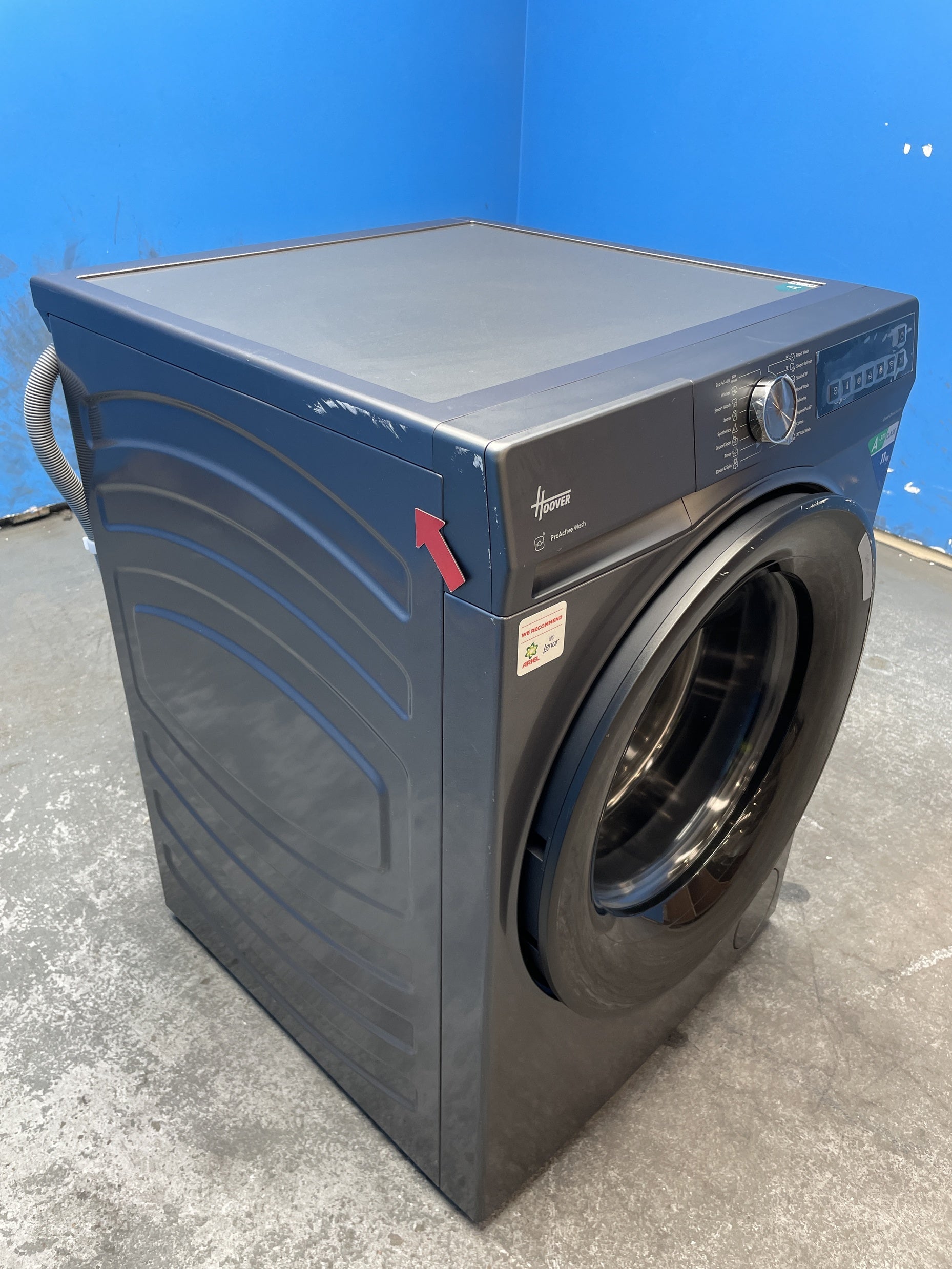 #GRC-160-661 - Hoover HBR 411BL9G-80 Series 3 11kg 1400 Spin Washing Machine