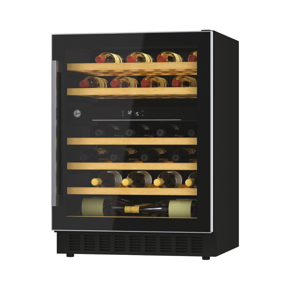 Hoover H-WINE 700 HWCB60UK/N Dual Zone 46 Bottle Wine Cooler – Renew 2 U