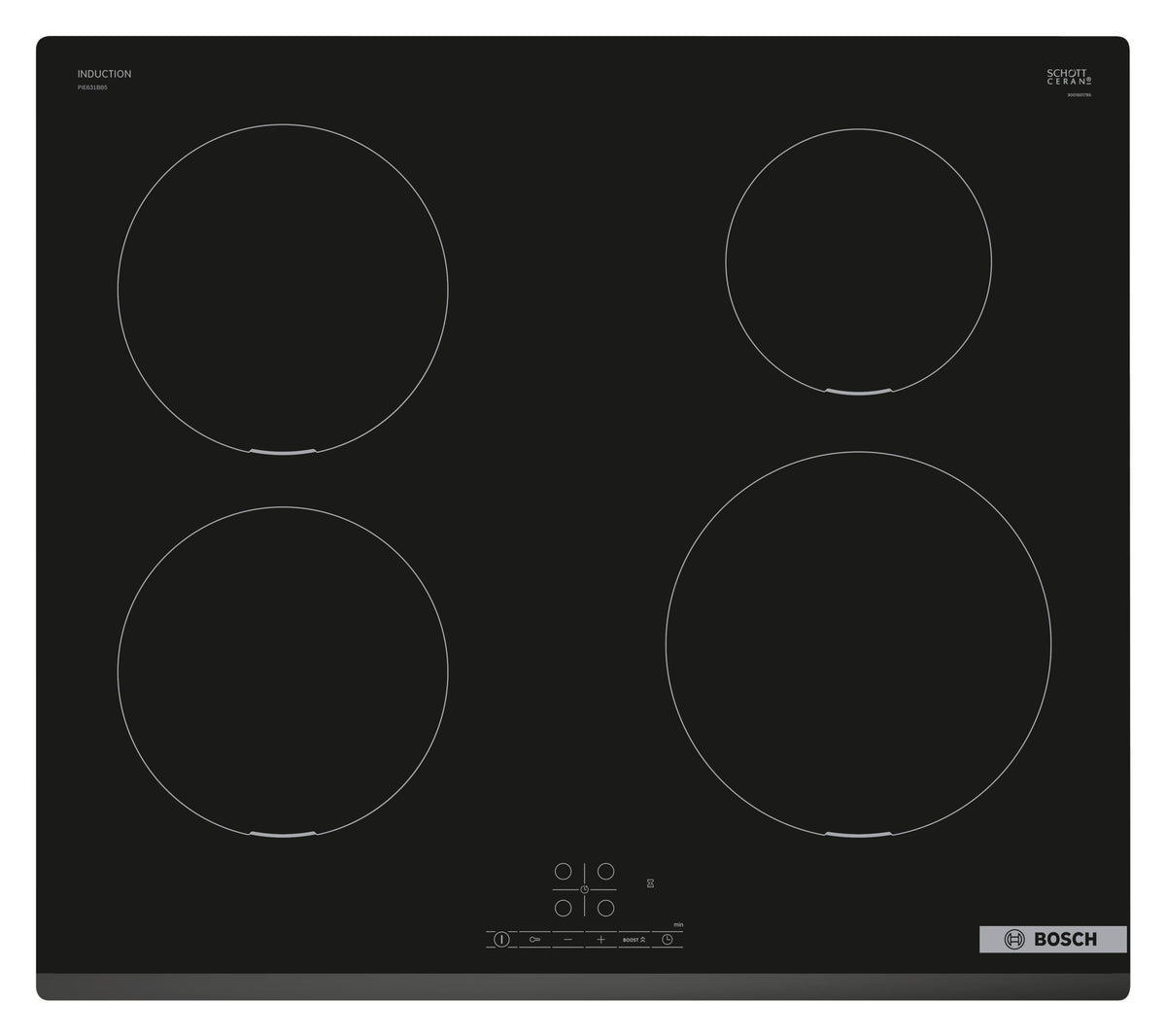 Bosch Series 4 60cm Induction Hob – TouchSelect, PowerBoost, QuickStart – Renew 2 U