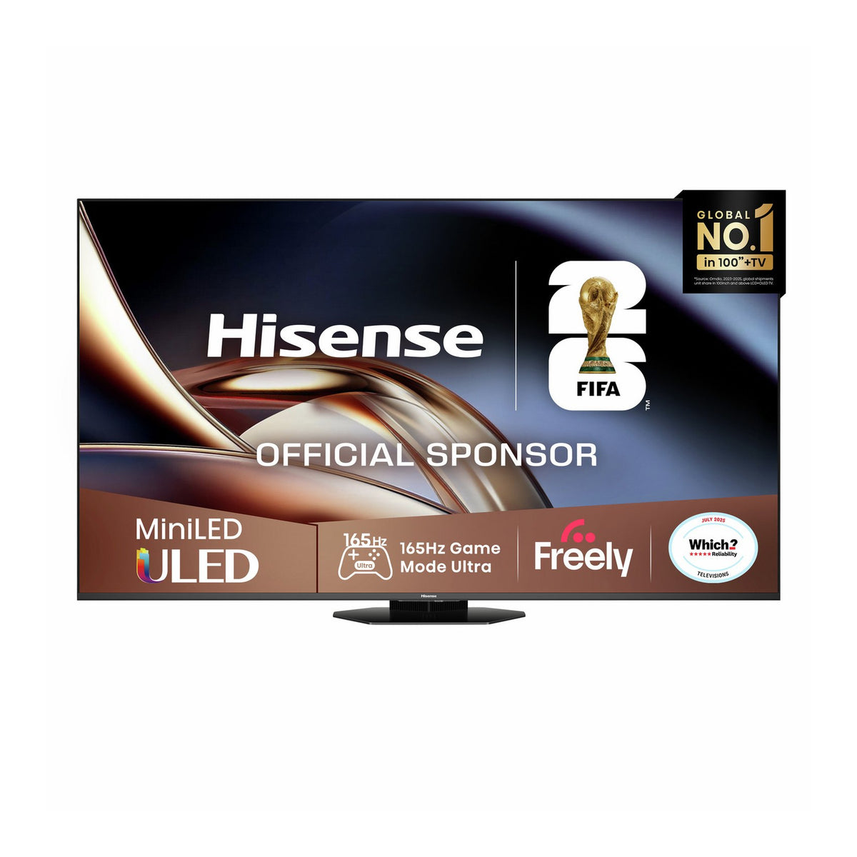 Hisense 65U8QTUK 65" 4K Smart Mini-LED ULED TV – Renew 2 U