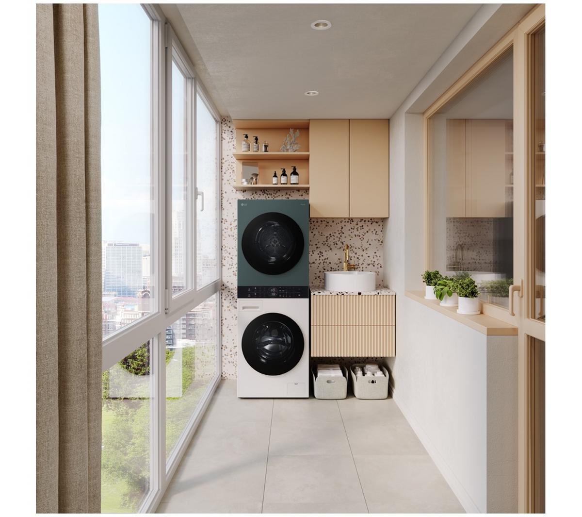 LG WT1210NBTN1 WashTower 12kg/10kg Washer Dryer Green – Renew 2 U