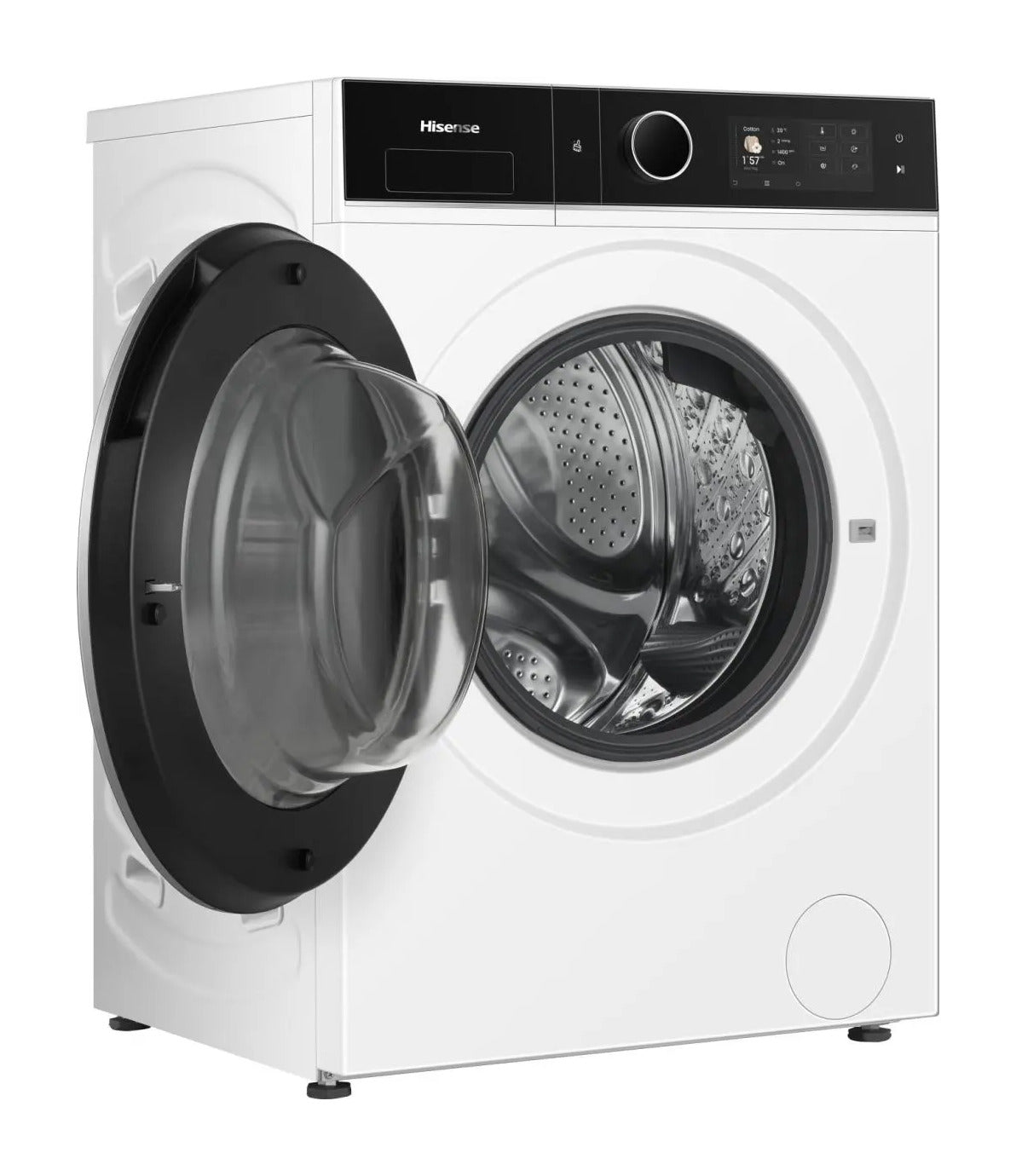 Hisense WD5I1245BWRH 12kg/8kg 1400rpm WiFi Heat Pump Washer Dryer – Renew 2 U