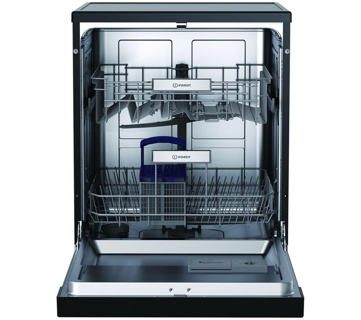 Indesit IN2FE13CNO7BUK Push&Go 13 Place Freestanding Dishwasher Black – Renew 2 U
