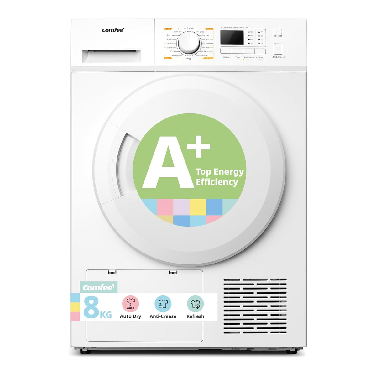 Comfee CFG09EH80/W 8kg Heat Pump Tumble Dryer – Renew 2 U