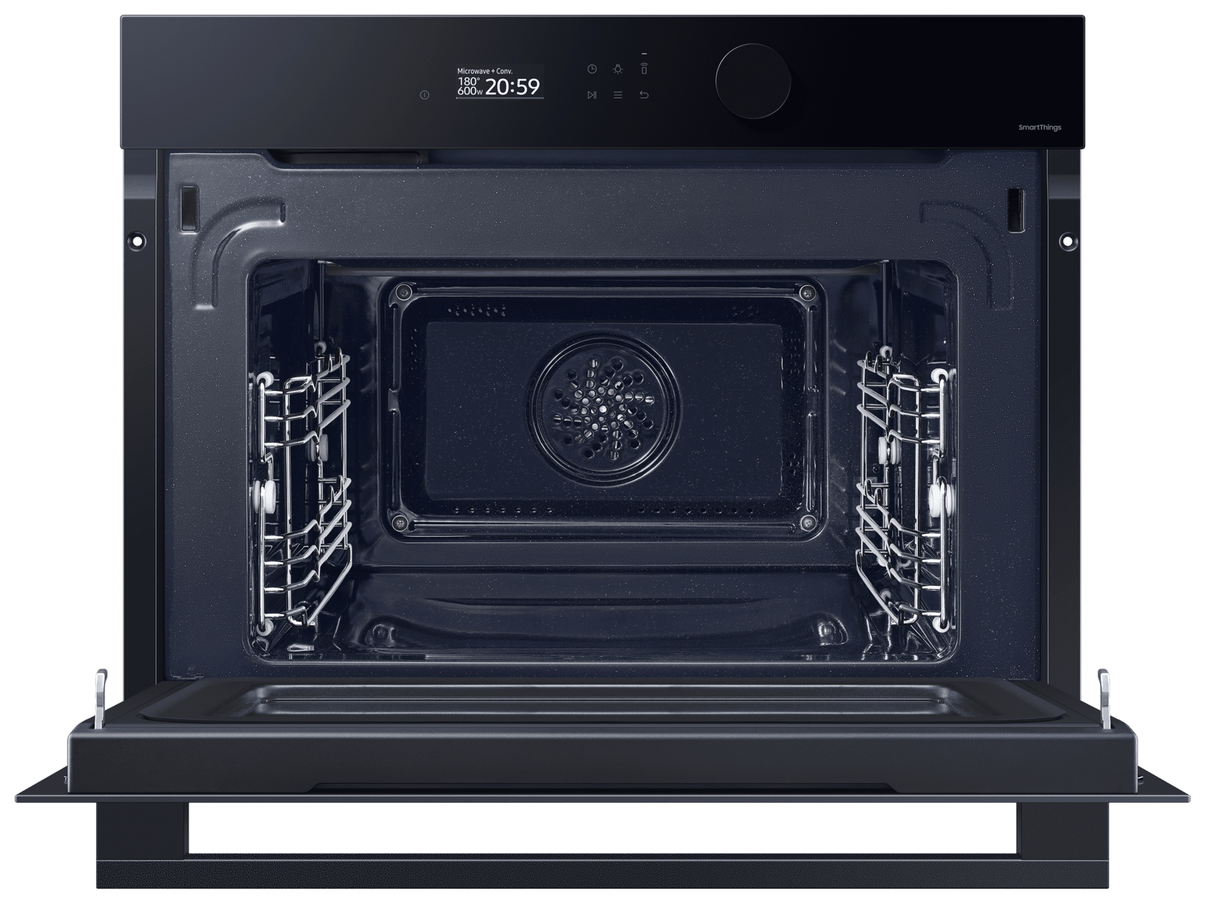 Samsung Series 5 Built-in Compact Combi Microwave Oven – 50L Capacity, Natural Steam & Air Fry, Black Glass – Renew 2 U