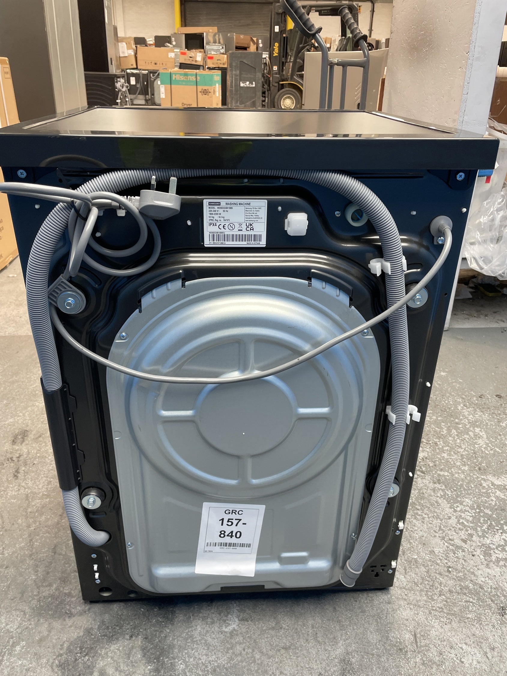 #GRC-157-840 - Samsung WD90DG5B15BB Series 5 9/6kg 1400rpm WiFi Washer Dryer