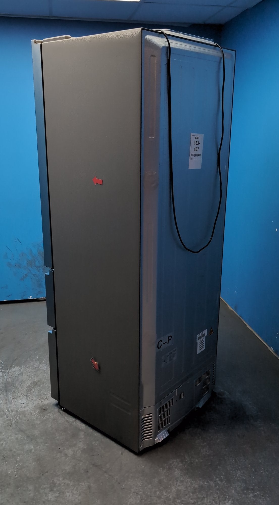 #GRC-163-407 - Haier 70cm French Door Fridge Freezer – 444L, Stainless Steel, Total No Frost
