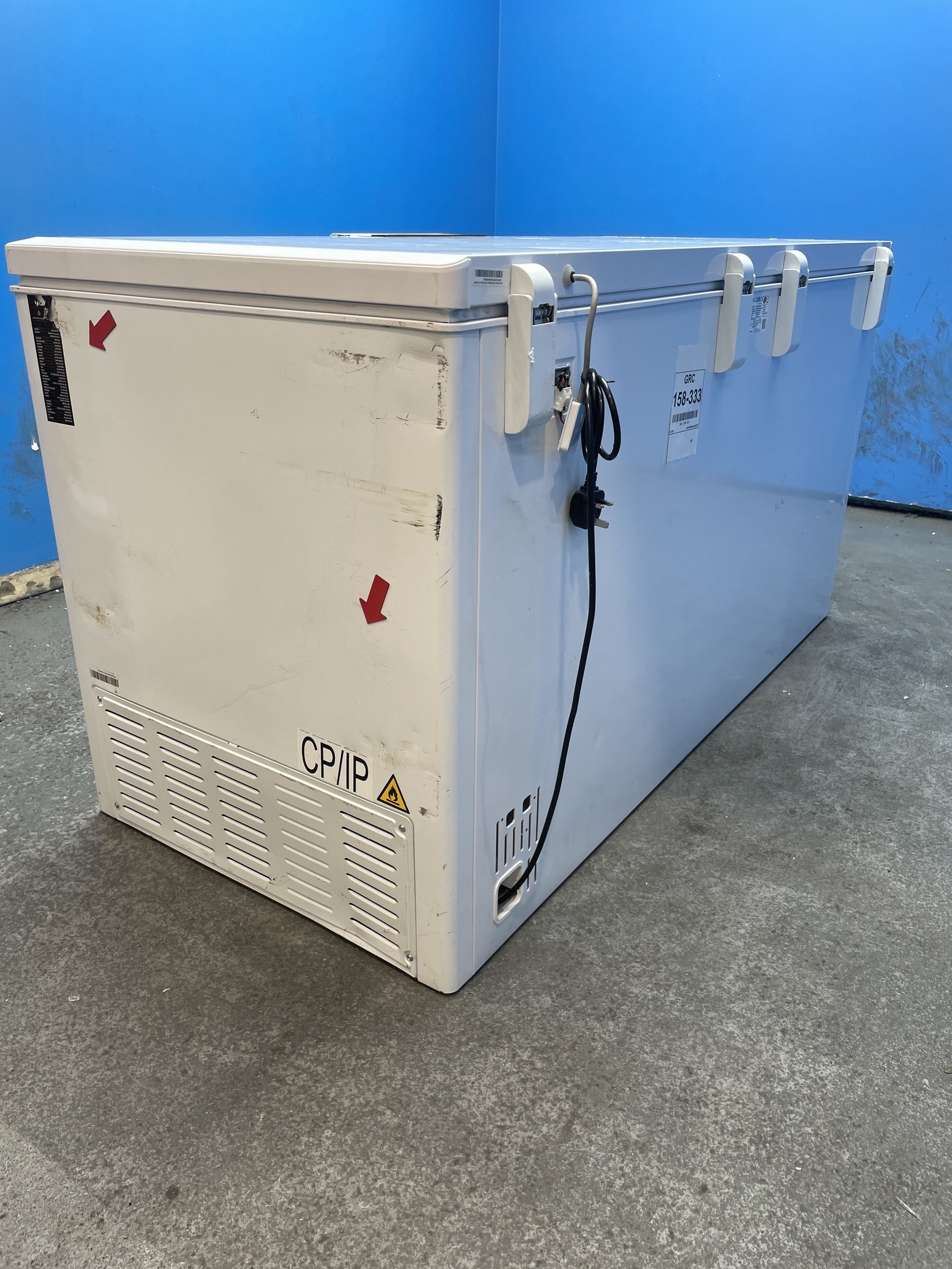 #GRC-158-333 - Haier HCE520EK 508L Series 7 Cold Shield Chest Freezer