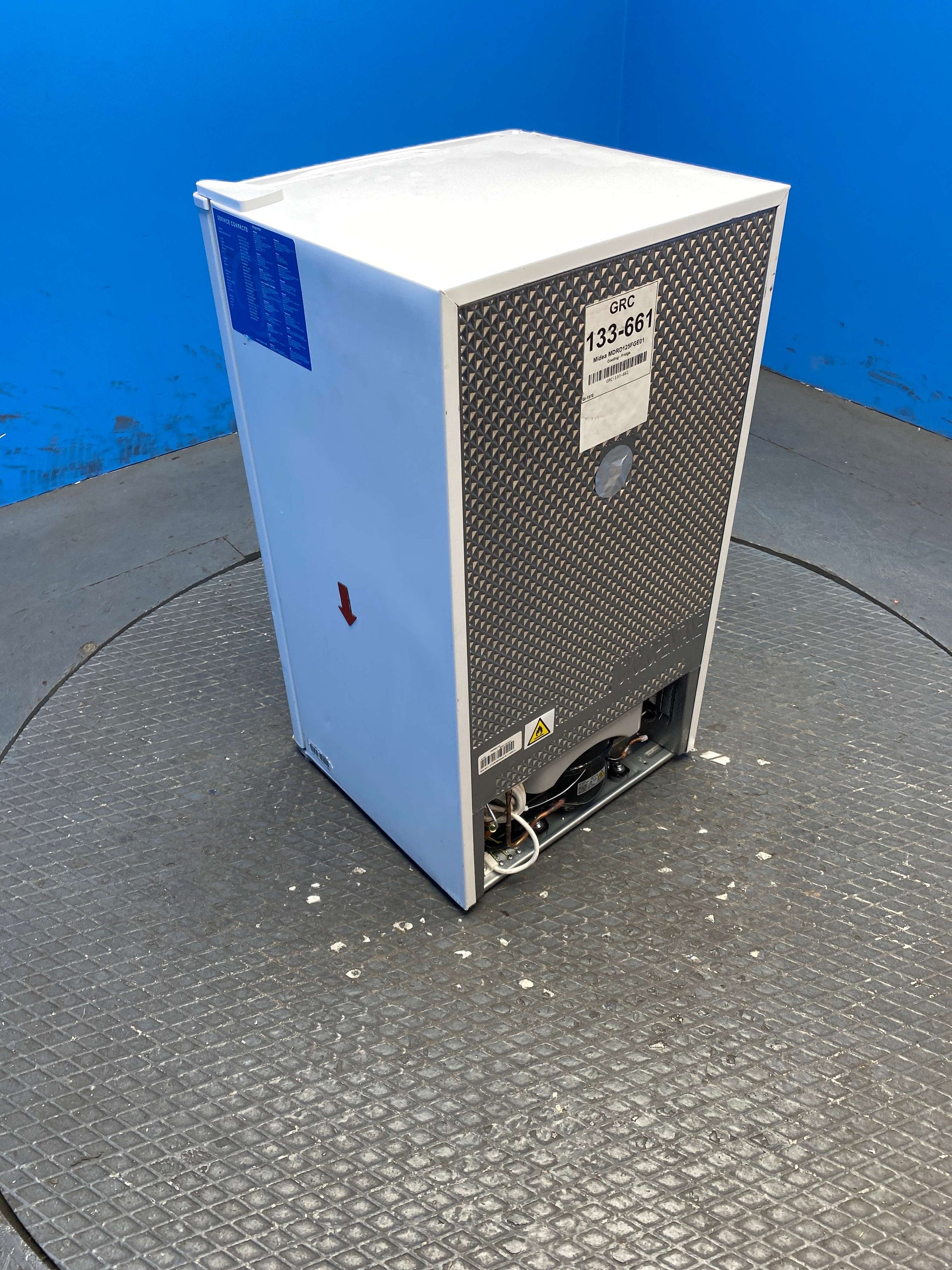 Midea MDRD125FGE01 80L Under Counter Mini Fridge