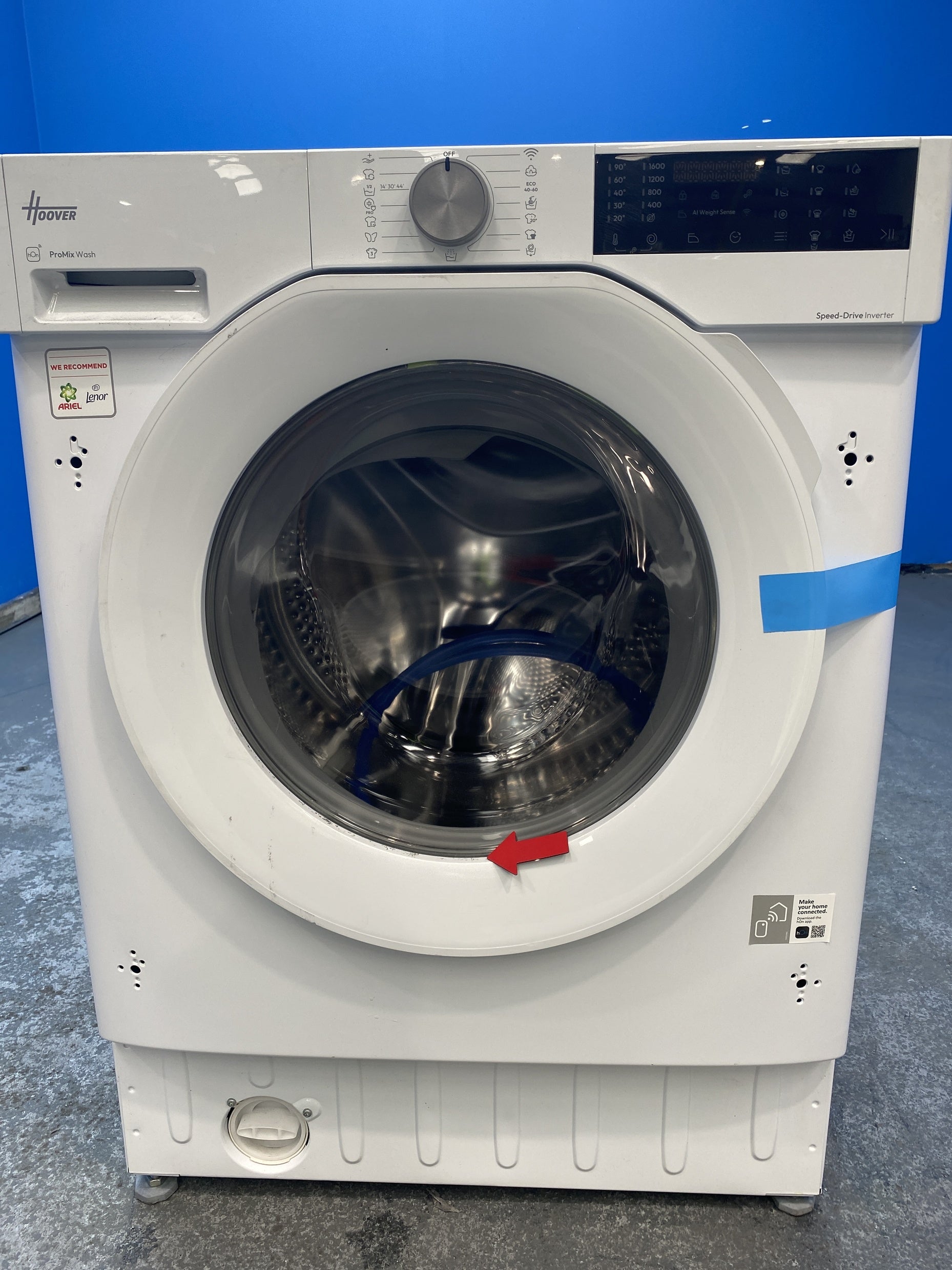 #GRC-155-233 - Hoover BH4S69M6D9J H-WASH 400 Pro 9kg 1600rpm Integrated Washing Machine