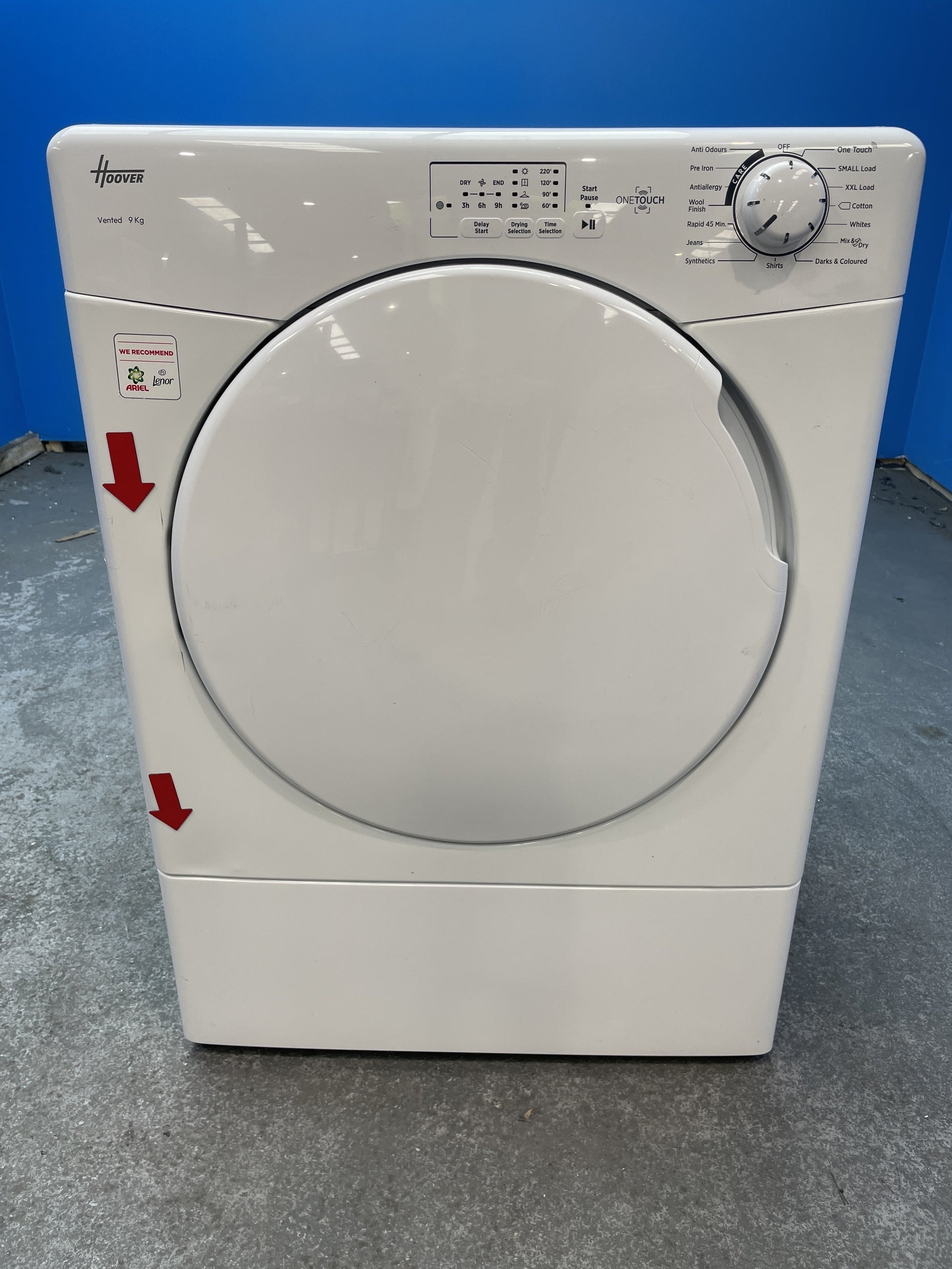 #GRC-157-694 - Hoover H-DRY 300 HLE V9LF-80 9kg Vented Tumble Dryer