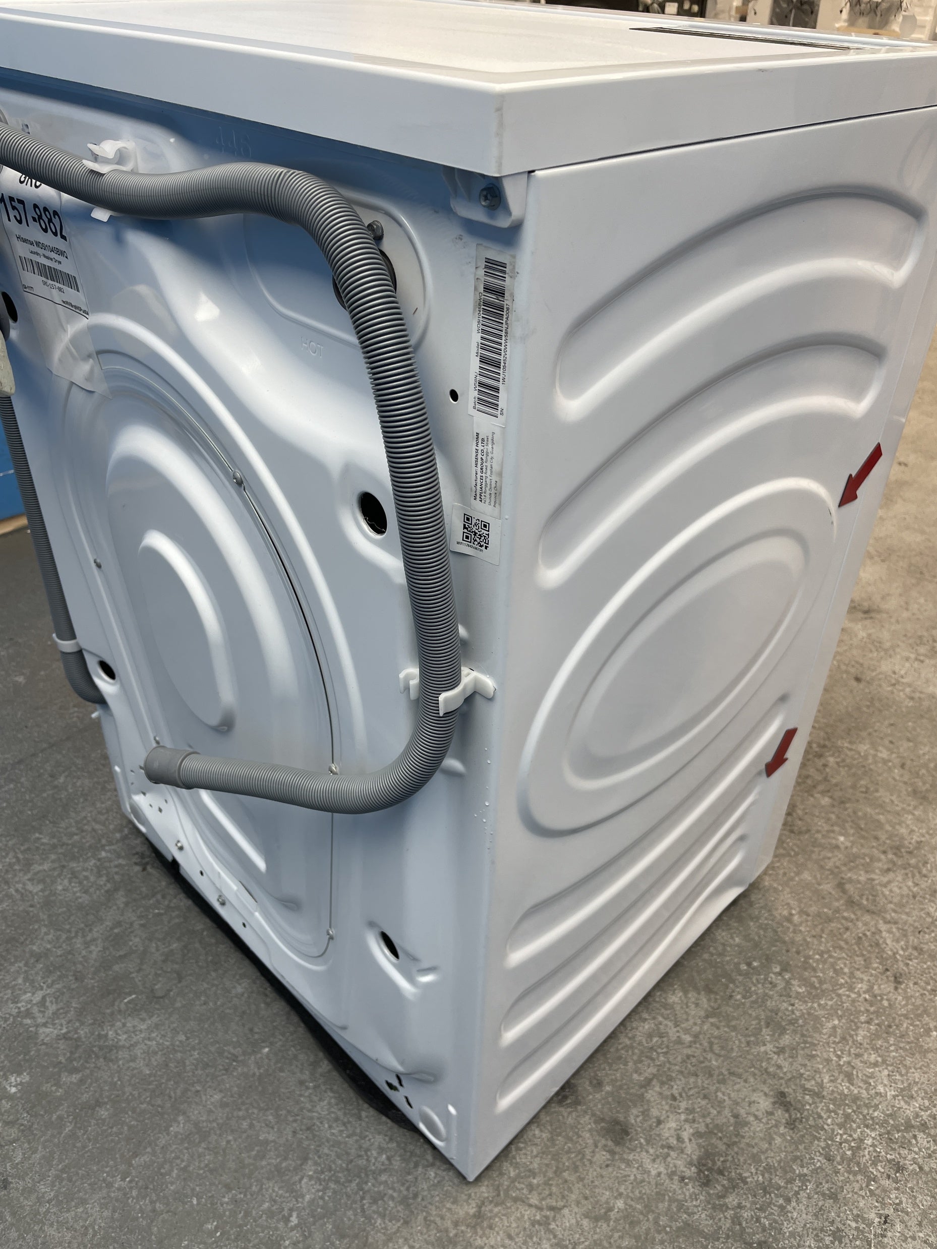 #GRC-157-882 - Hisense WD5I1045BWQ 10.5/6kg 1400rpm AutoDose Washer Dryer