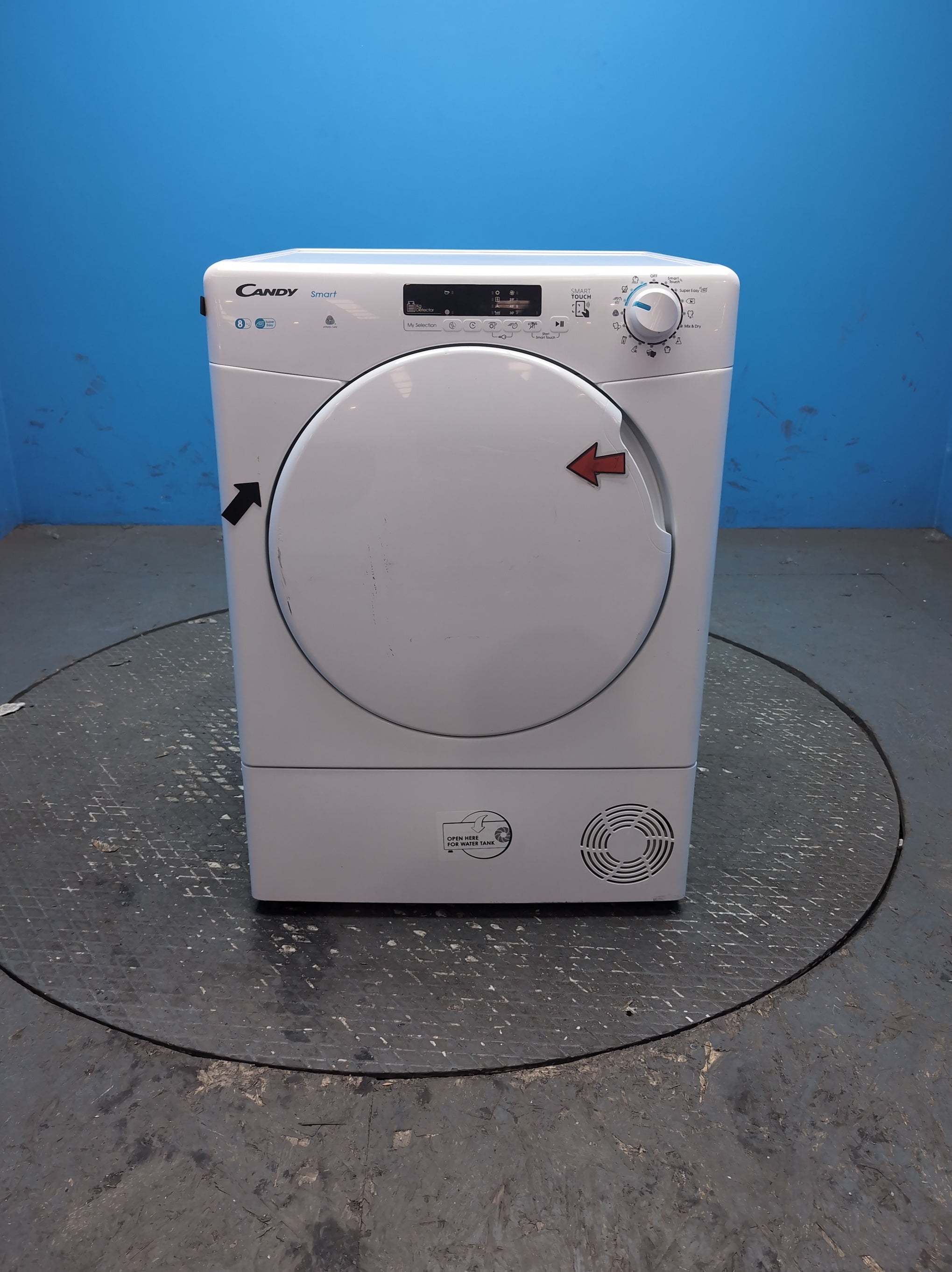 #GRC-163-676 - Candy 8kg Condenser Tumble Dryer – NFC Connected, White