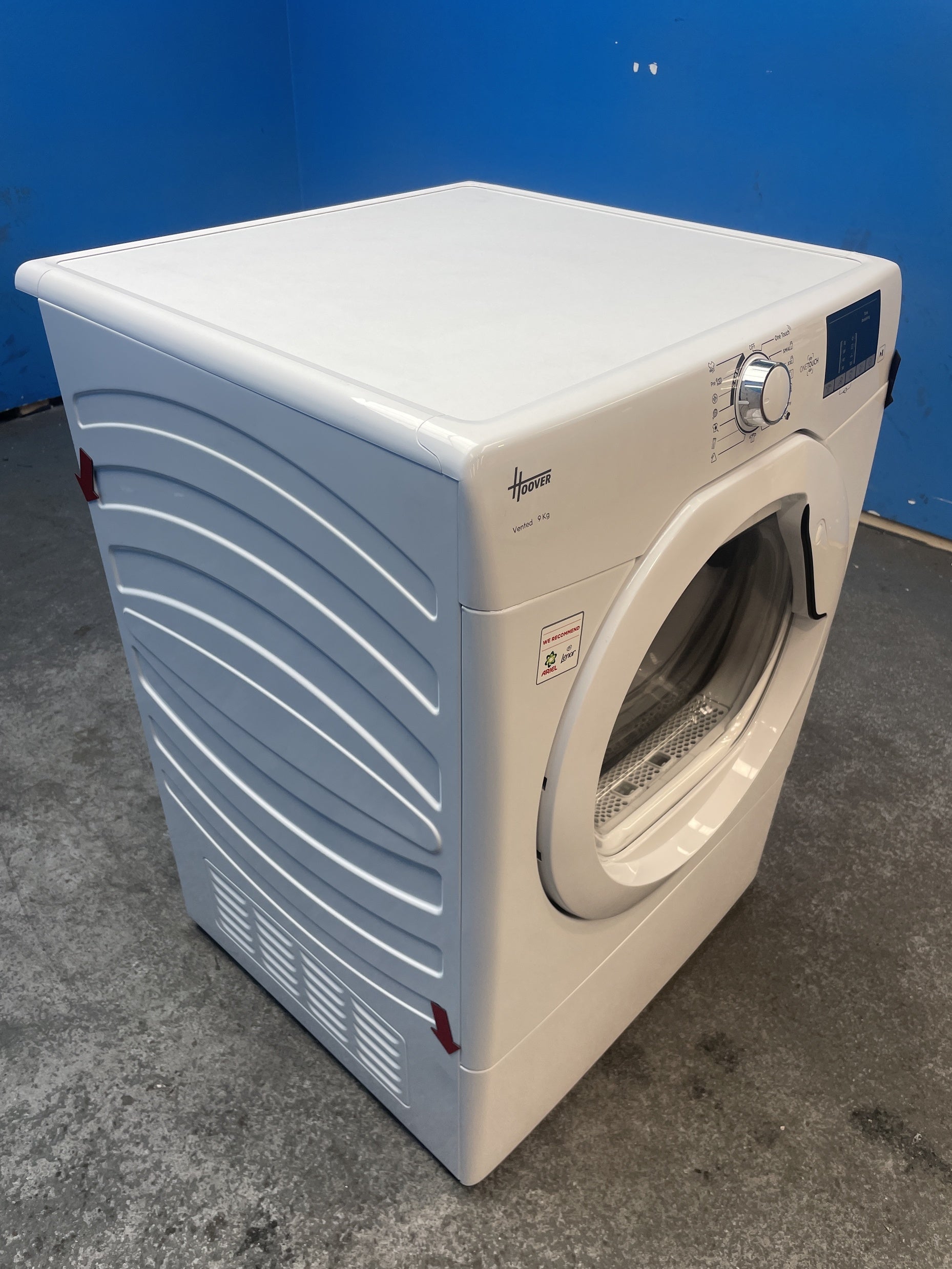 #GRC-158-553 - Hoover HLE V9DG-80 9kg Vented Tumble Dryer