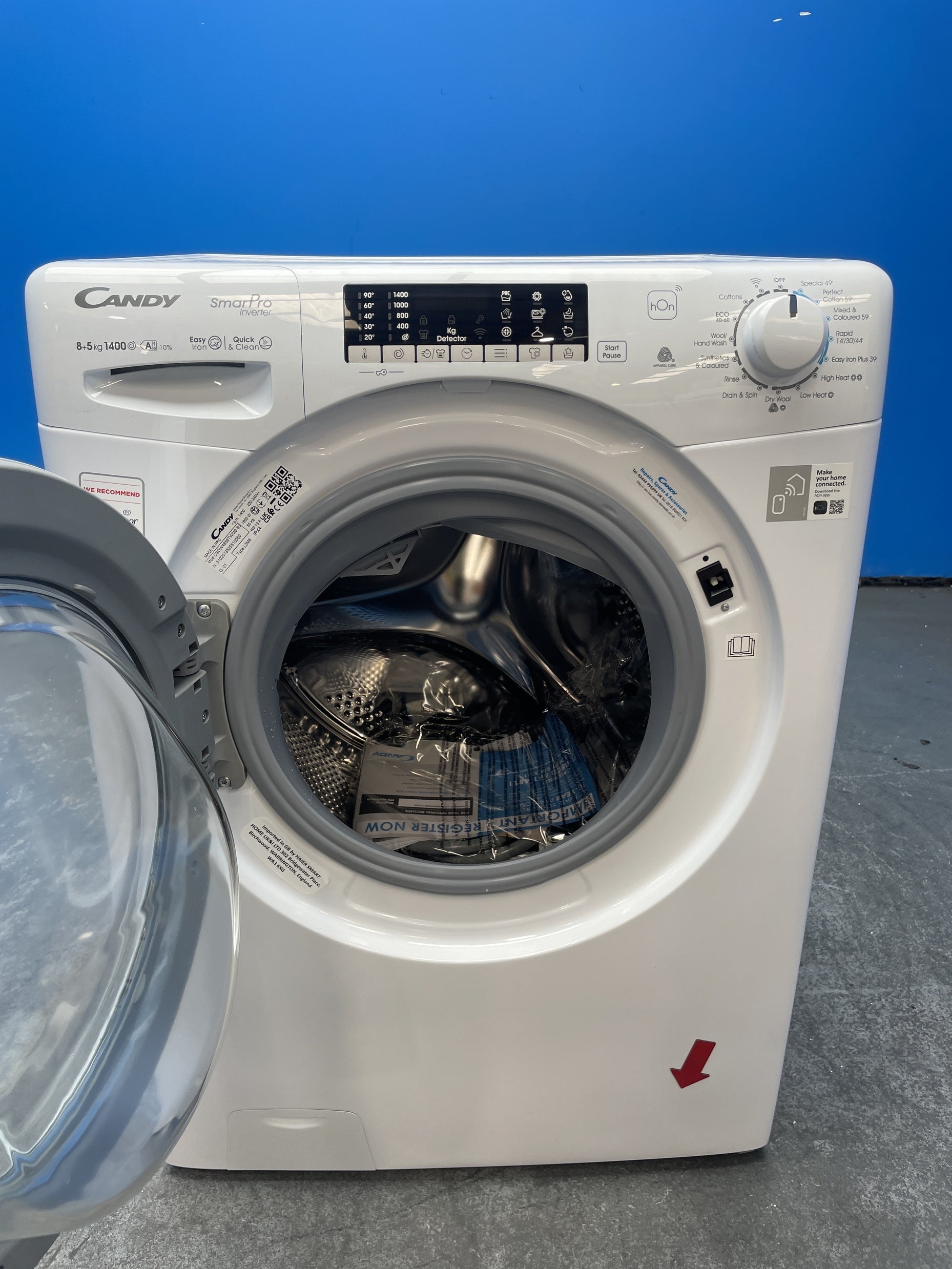 #GRC-160-028 - Candy Smart Pro CSOW4856TWM6-80 8/5kg 1400rpm Washer Dryer