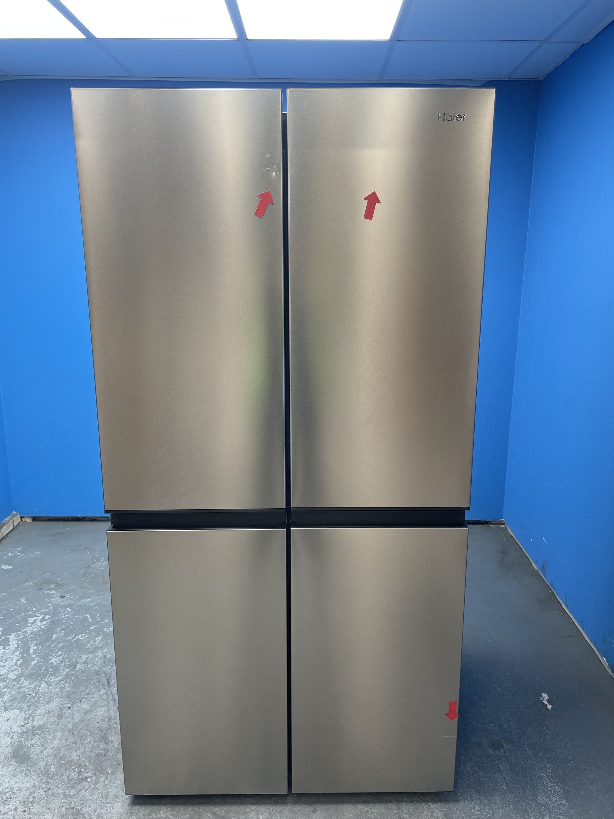 #GRC-159-913 - Haier Horizon Cube HCR59F18DNMM American Style Fridge Freezer