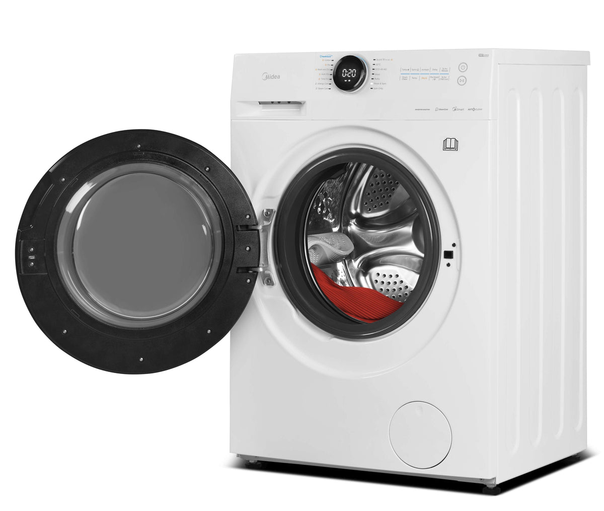Midea MF20ED80WB 8/6kg 1400 Spin Washer Dryer with Steam and Wi-Fi – Renew 2 U