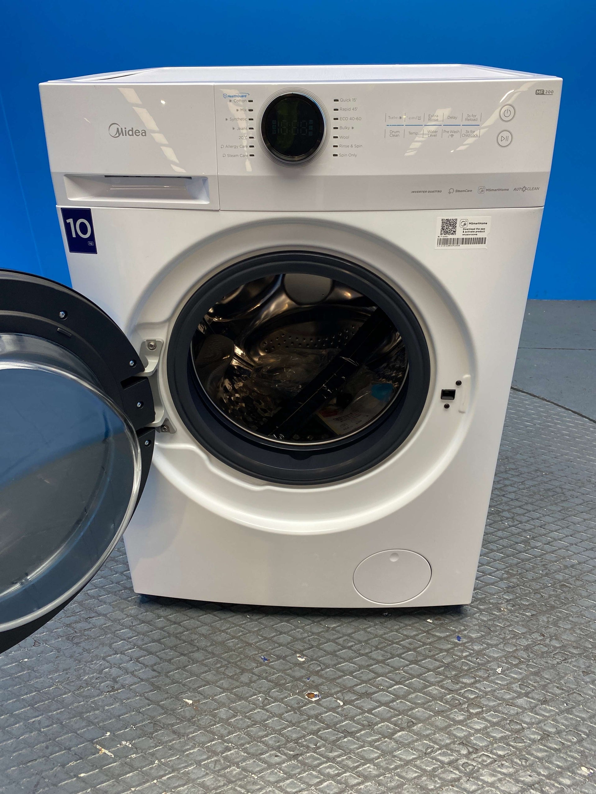 Midea MF20EW100WB 10kg 1400rpm Wi-Fi Washing Machine