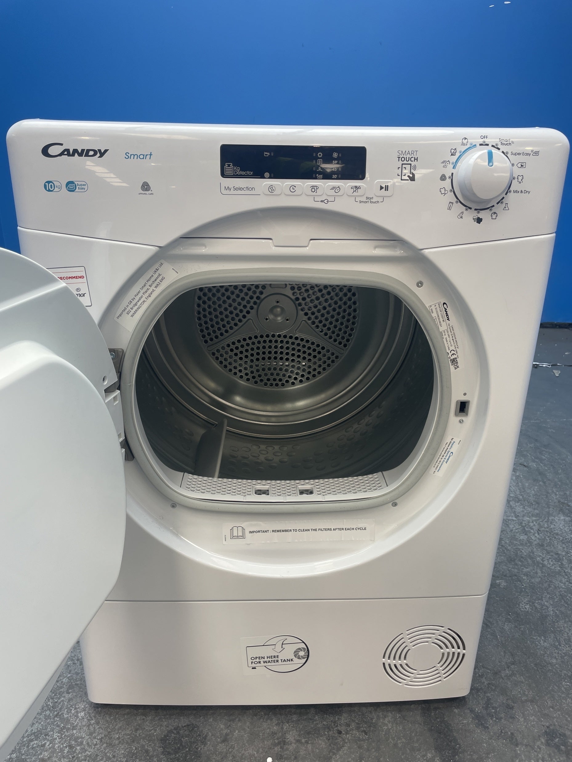 #GRC-158-551 - Candy CSE C10DF-80 10kg Capacity Condenser Tumble Dryer