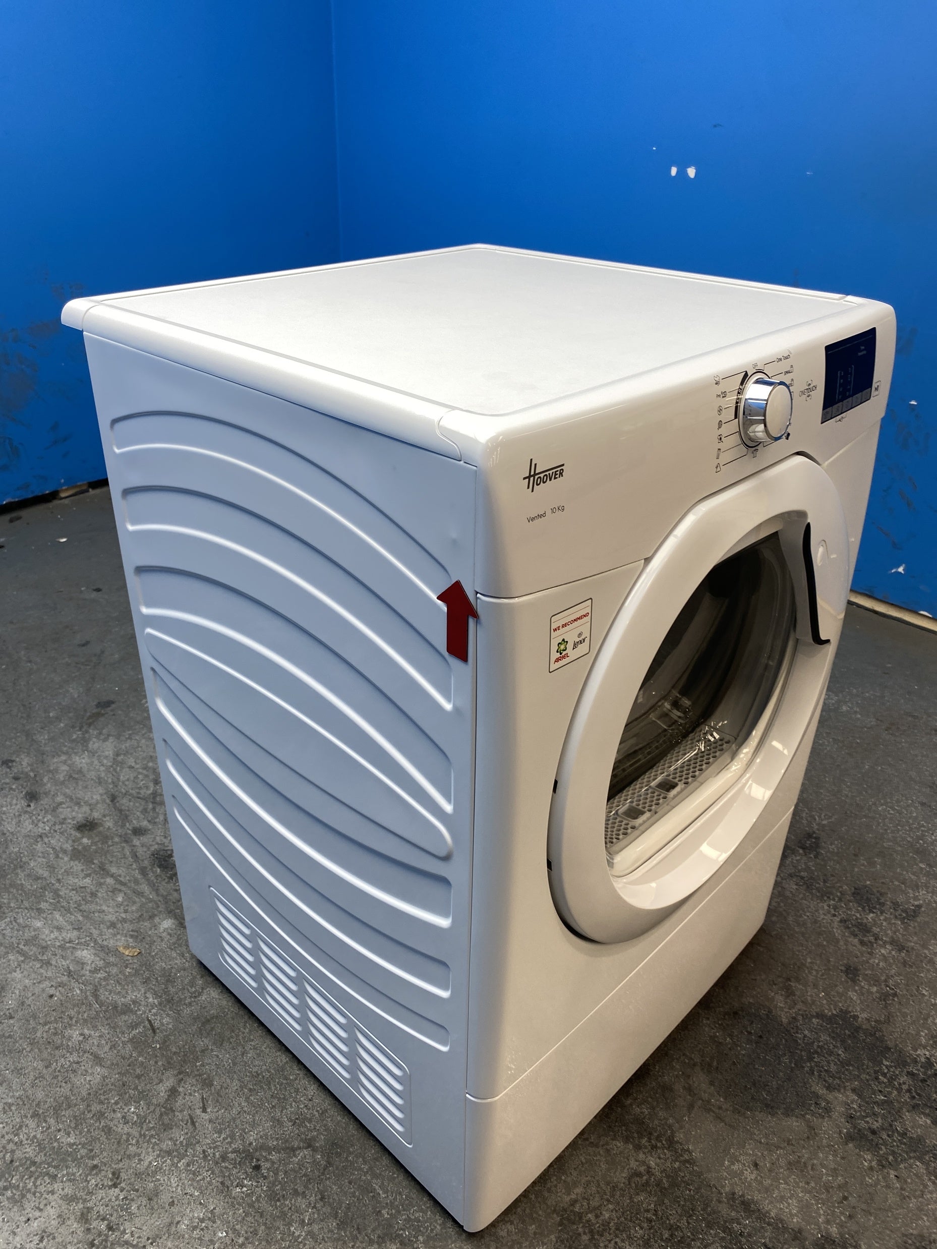 #GRC-160-062 - Hoover HLE V10DG-80 10kg Vented Tumble Dryer