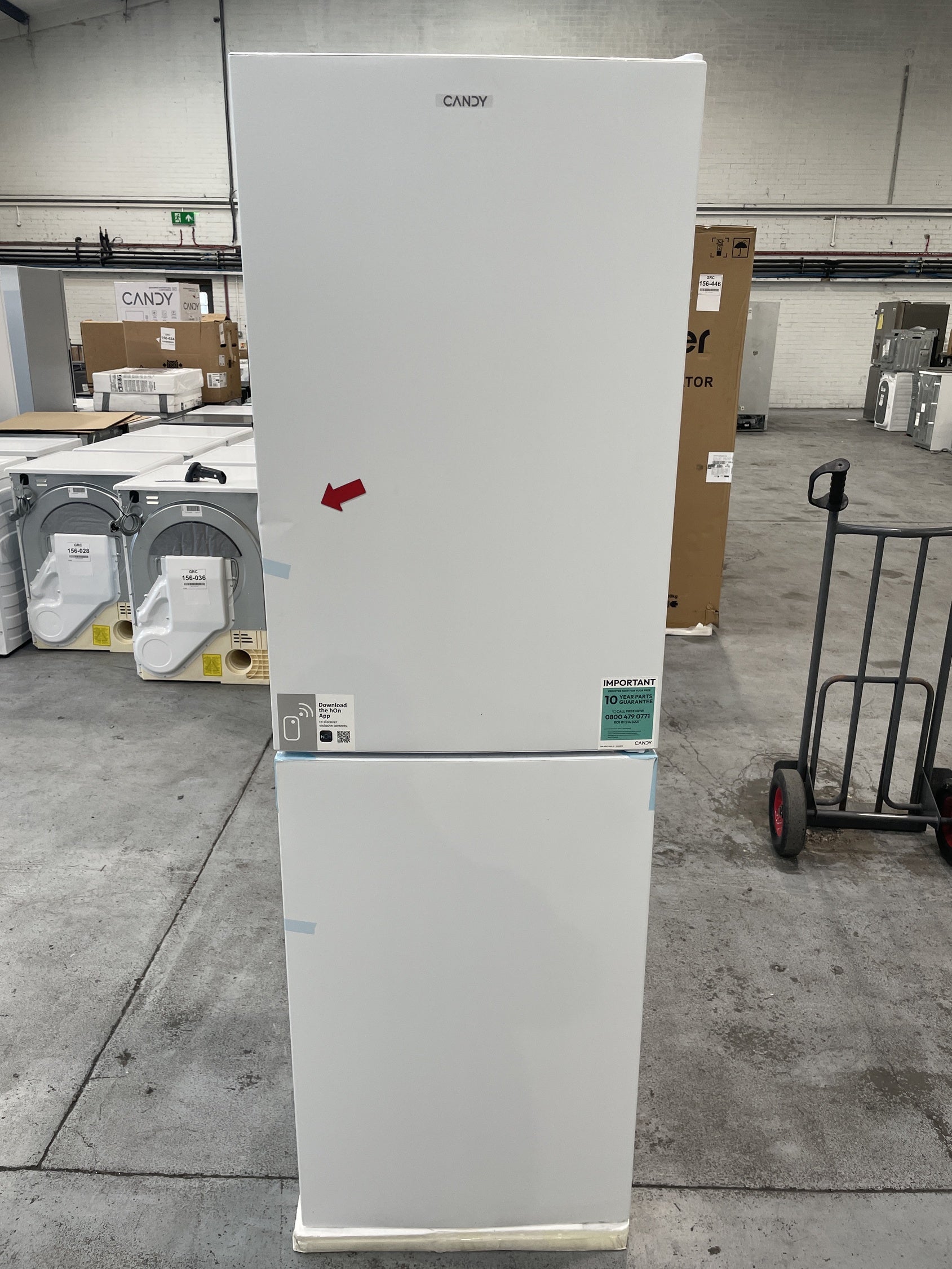 #GRC-156-077 - Candy CCT3L517EWK 252 Litre Combi Fridge Freezer