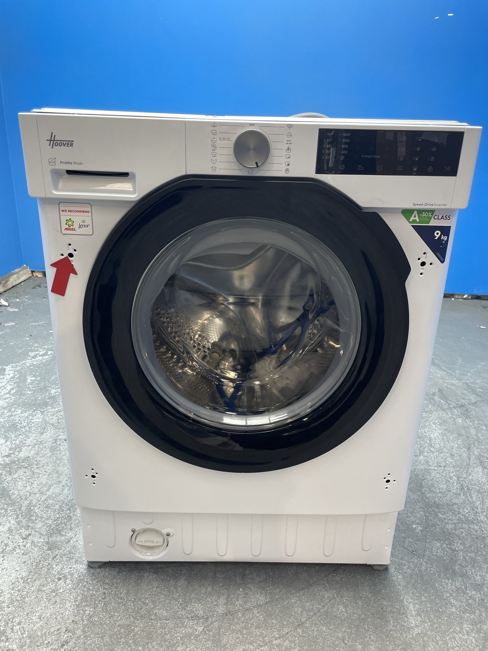 #GRC-155-236 - Hoover H-WASH 400 BH4SD69M6DB9-80 Integrated 9kg 1600rpm Washing Machine