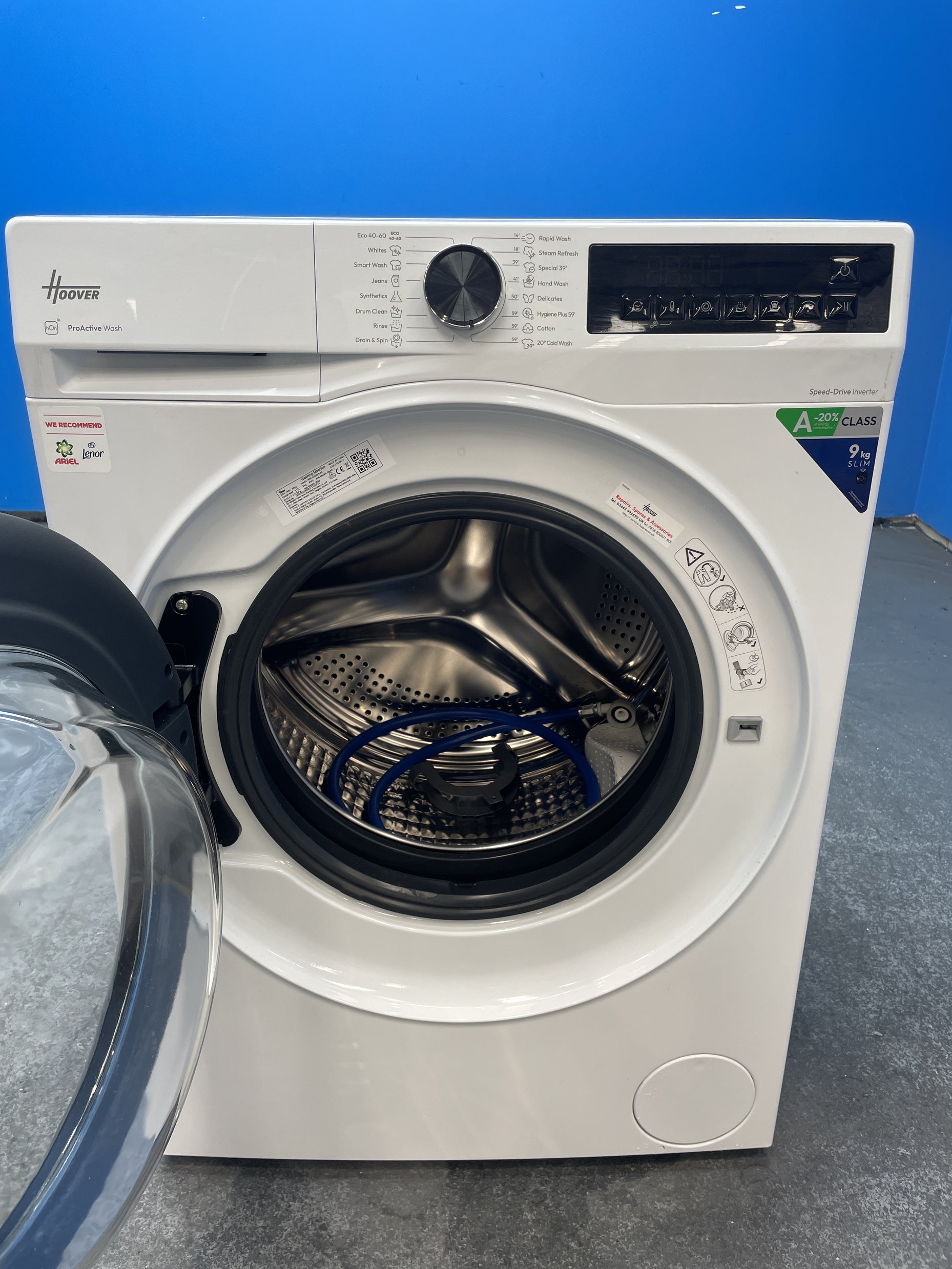 #GRC-159-995 - Hoover Pro Wash Series 3 HBR 49SBL8-80 9kg 1400rpm Washing Machine