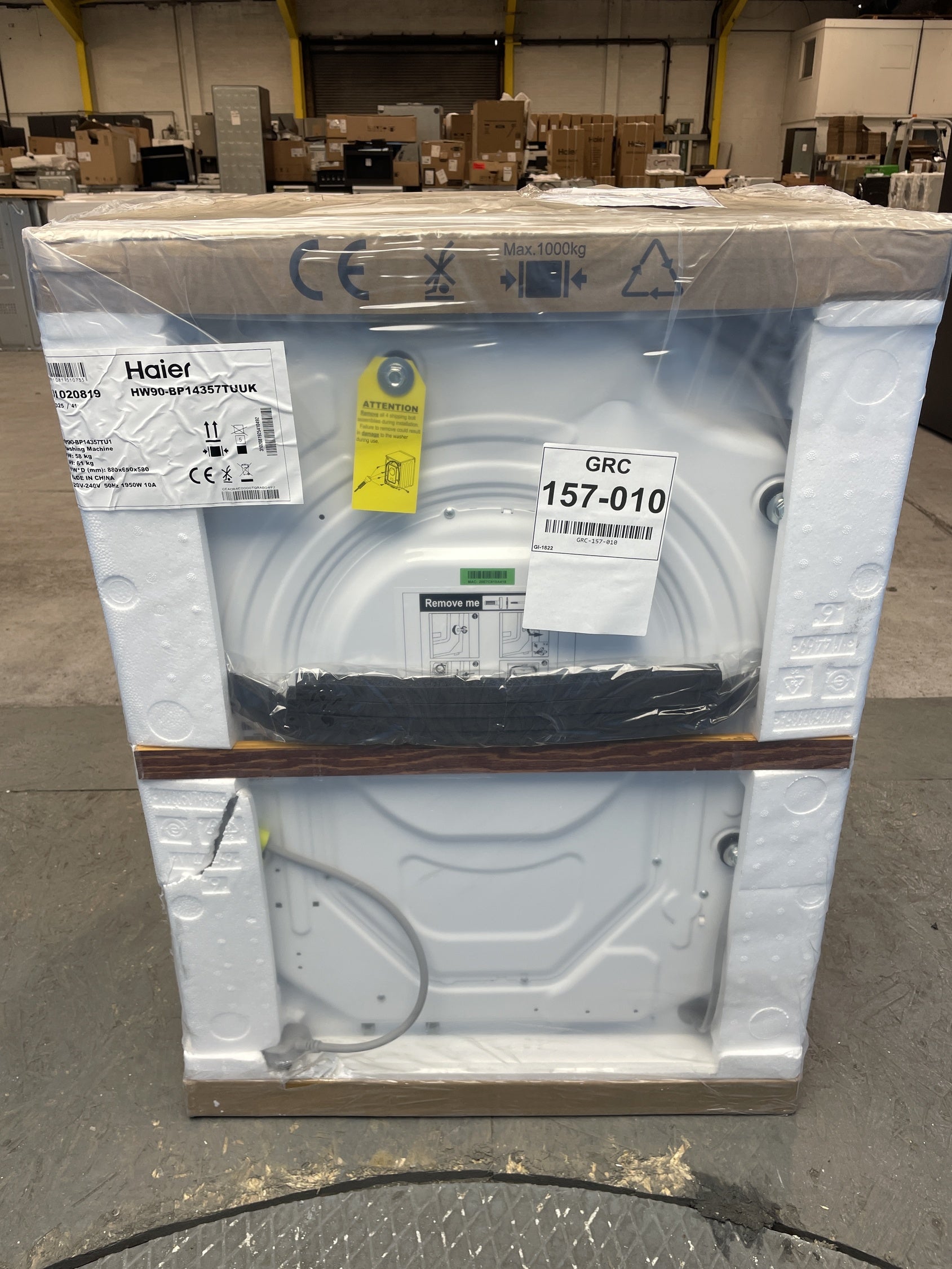 #GRC-157-010 - Haier X Series 5 HW90-BP14357TU1 9kg 1400rpm Washing Machine