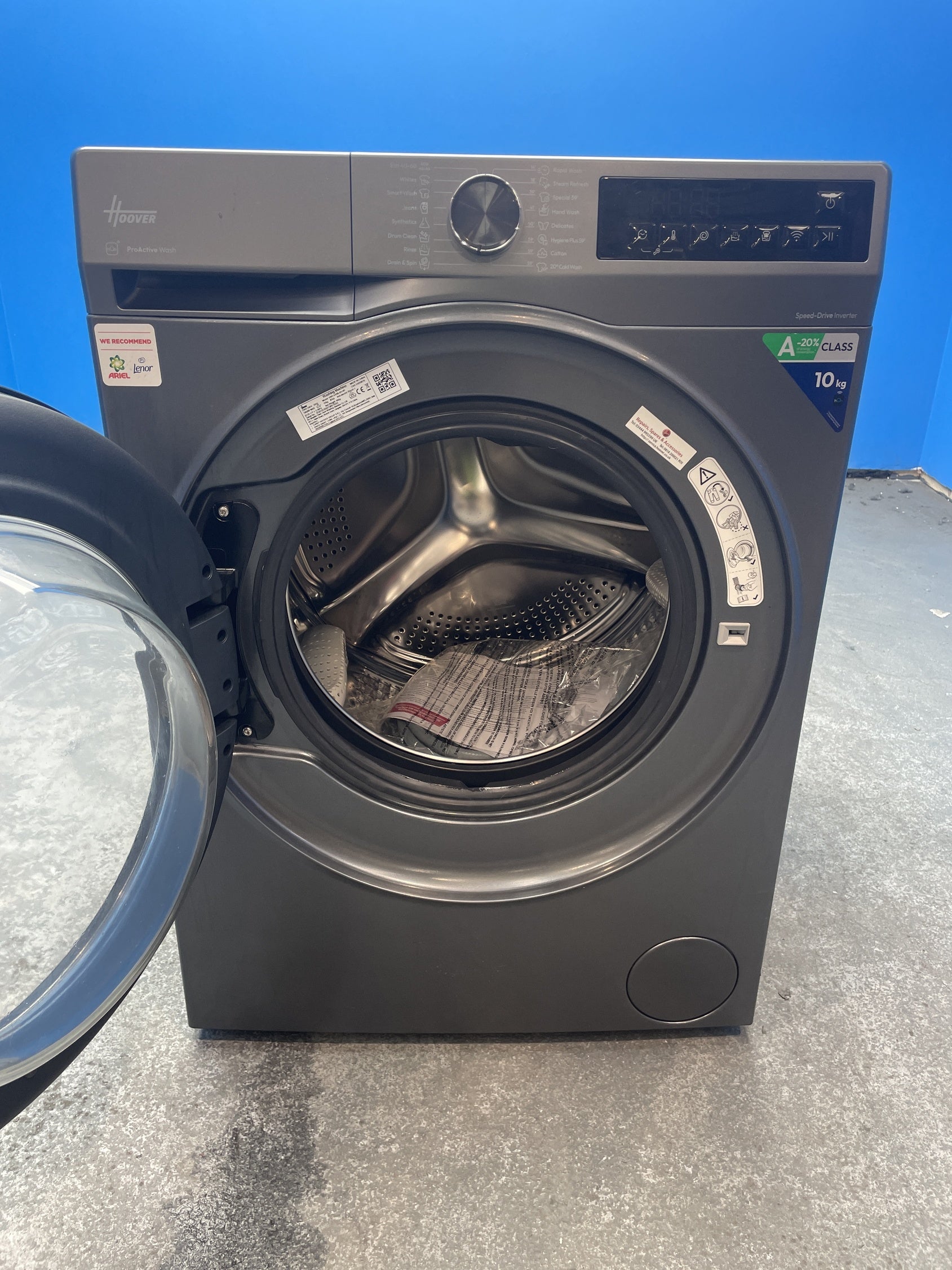 #GRC-156-826 - Hoover Pro Wash Series 3 HBR 410BL8G 10kg 1400rpm Washing Machine