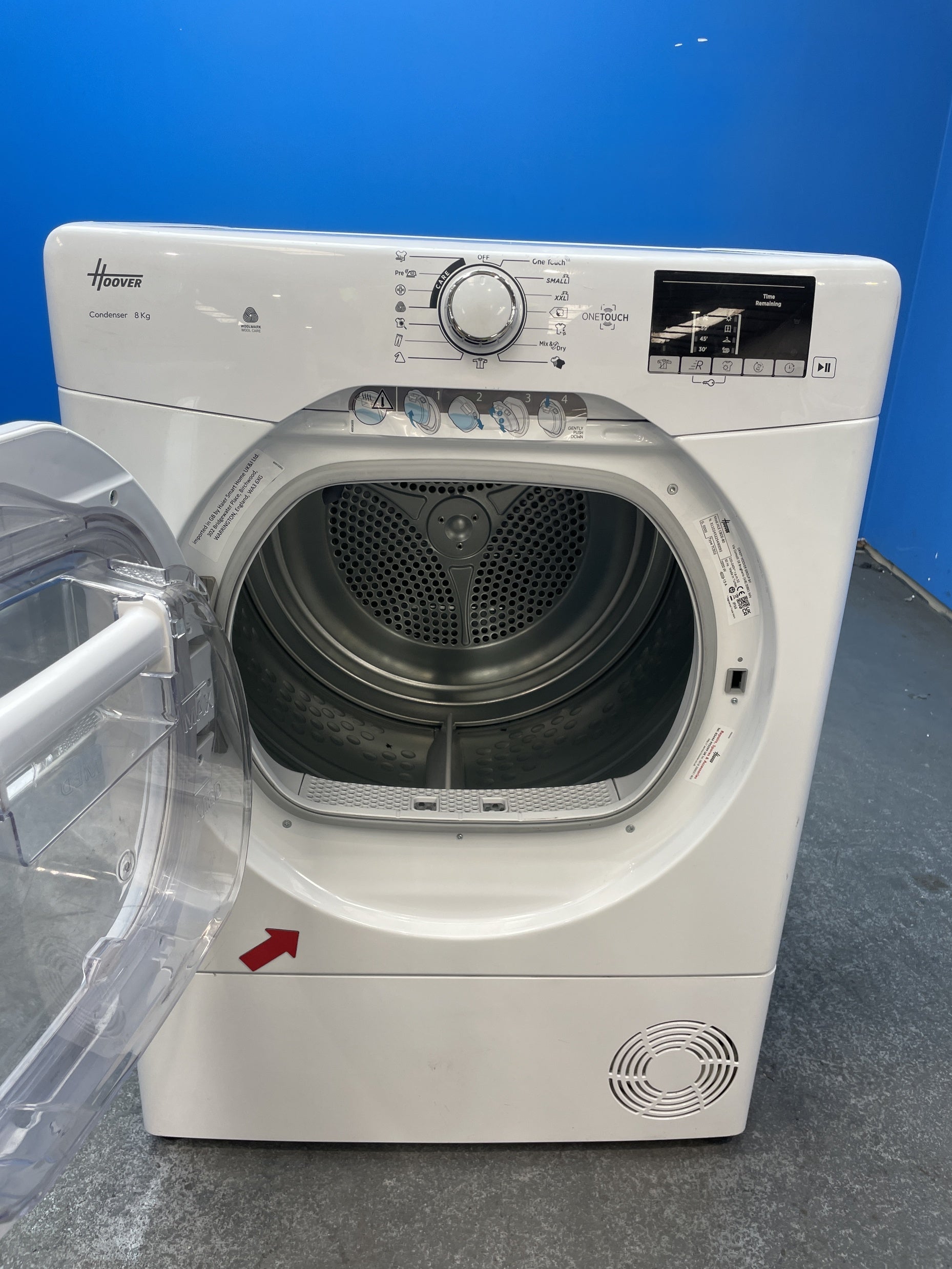 #GRC-156-755 - Hoover HLEC8DE 8kg Condenser Tumble Dryer