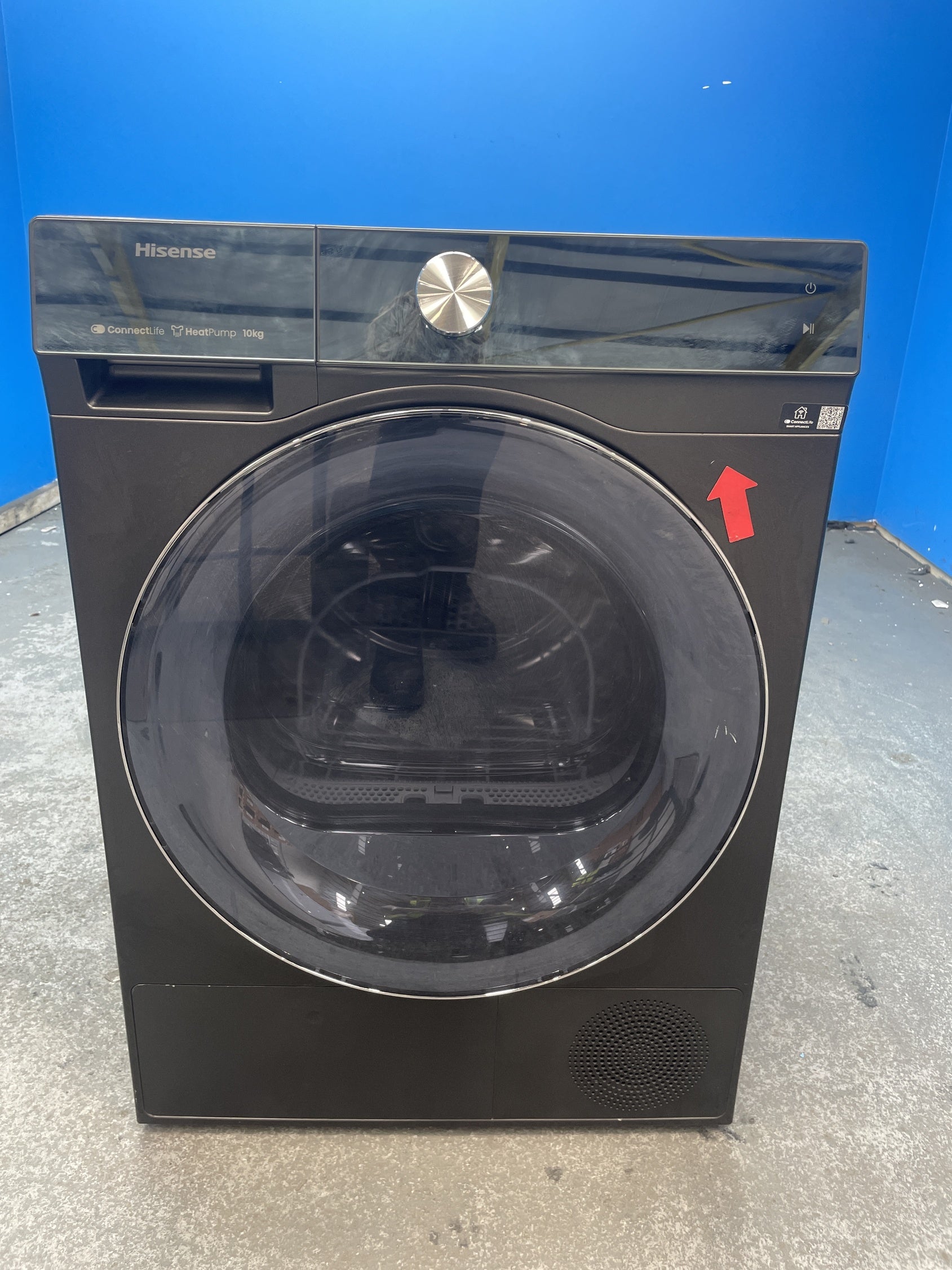 #GRC-137-370 - Hisense DH7S107BB 7S Series 10kg Heat Pump Tumble Dryer
