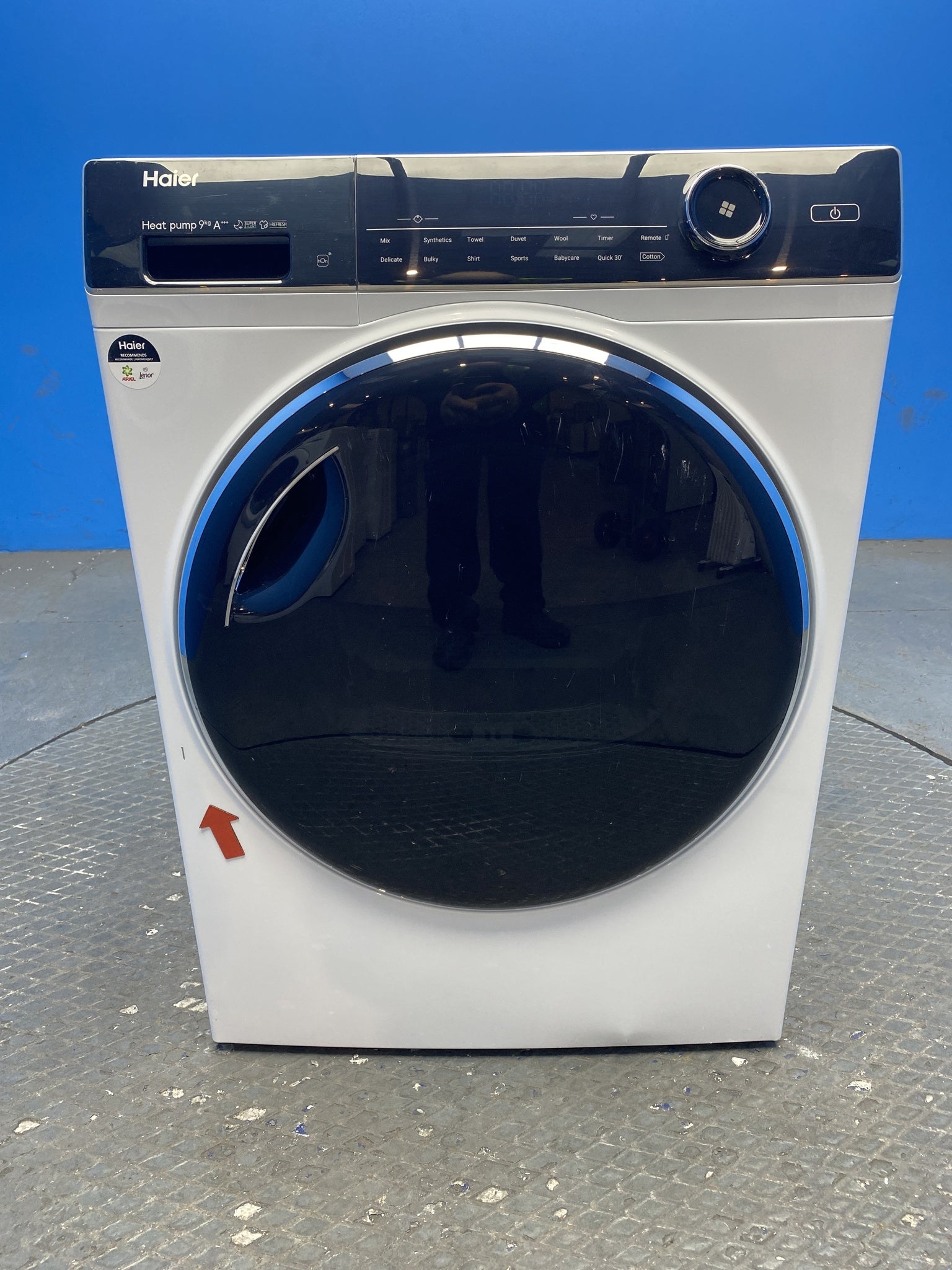 Haier HD90-A3Q979U1 9kg Heat Pump Tumble Dryer