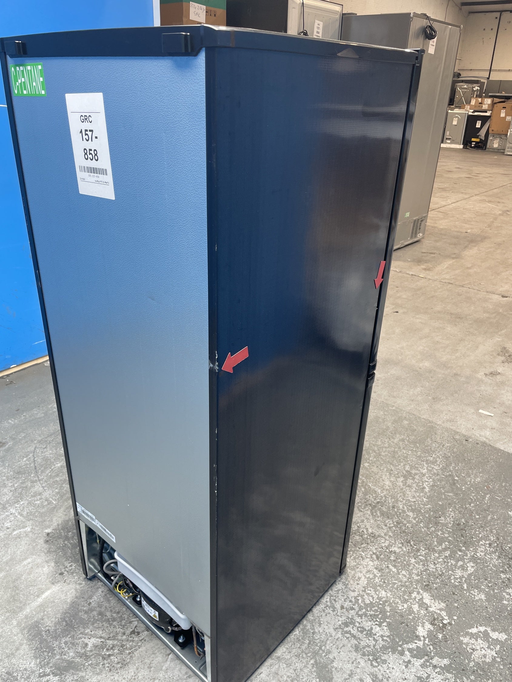 #GRC-157-858 - Candy CCH1S513EBK 185 Litre Combi Fridge Freezer