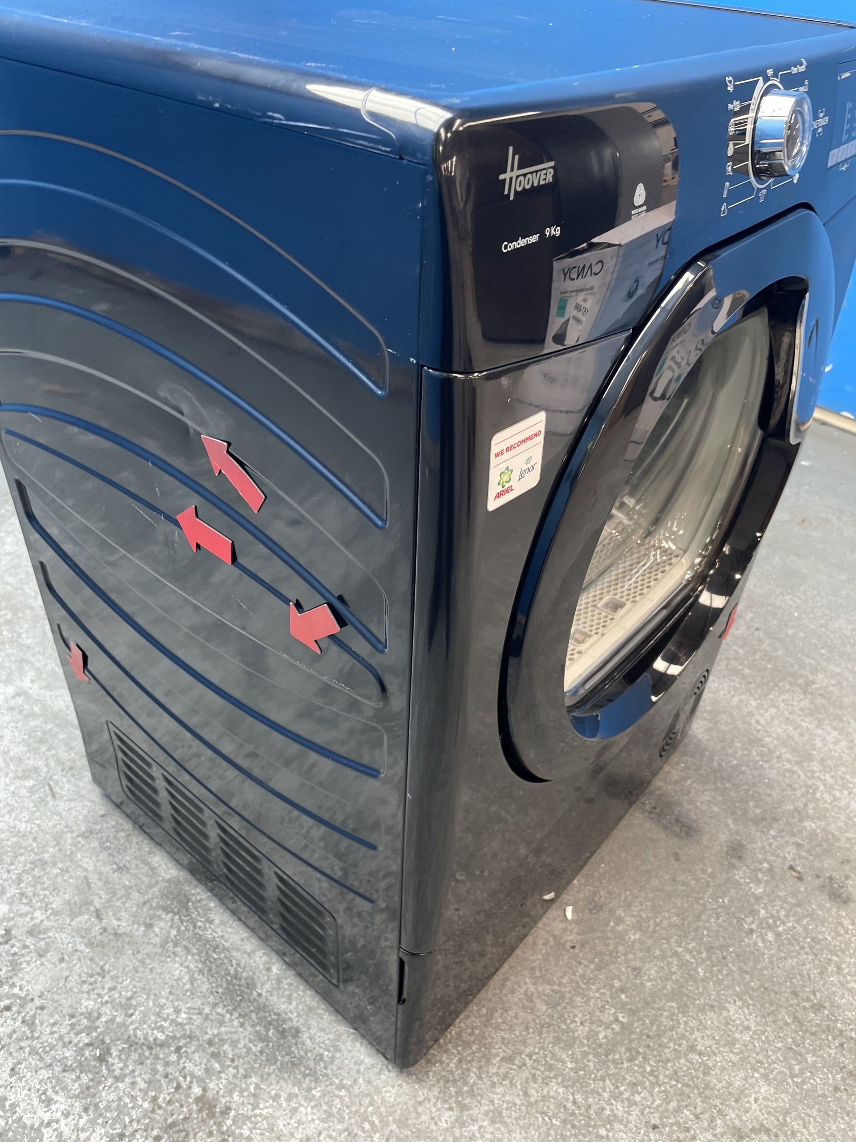 #GRC-157-709 - Hoover H-DRY 300 HLE C9DGB 9kg Condenser Tumble Dryer