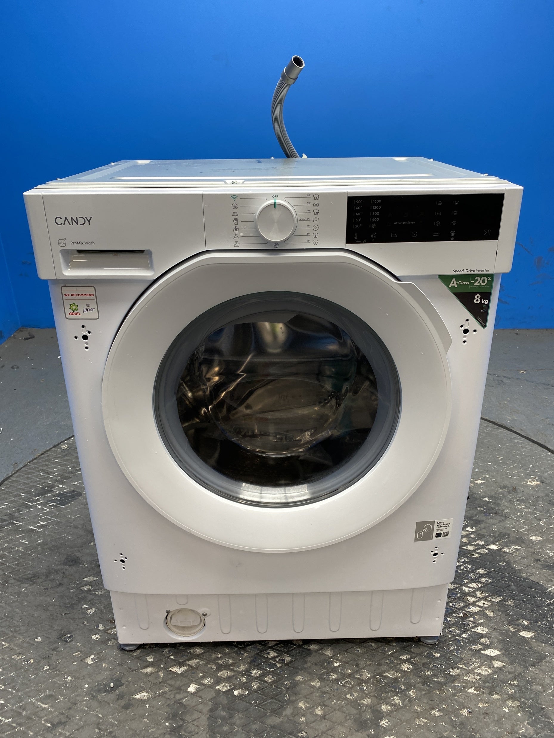 #GRC-153-656 - Candy BC468M4D8J-80 Integrated 8kg 1600rpm Washing Machine