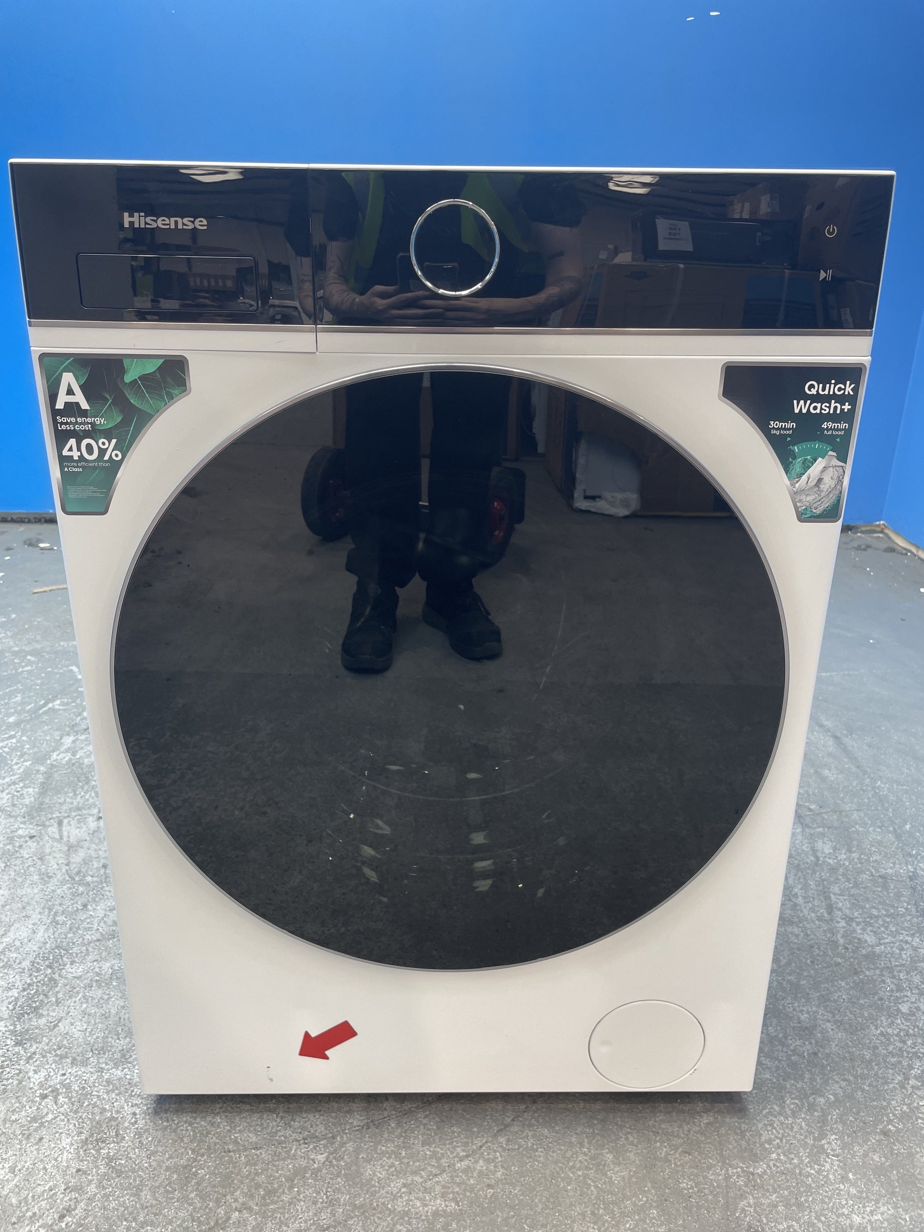 #GRC-157-483 - Hisense 5i Series WF5I1245BWR 12kg 1400rpm Washing Machine