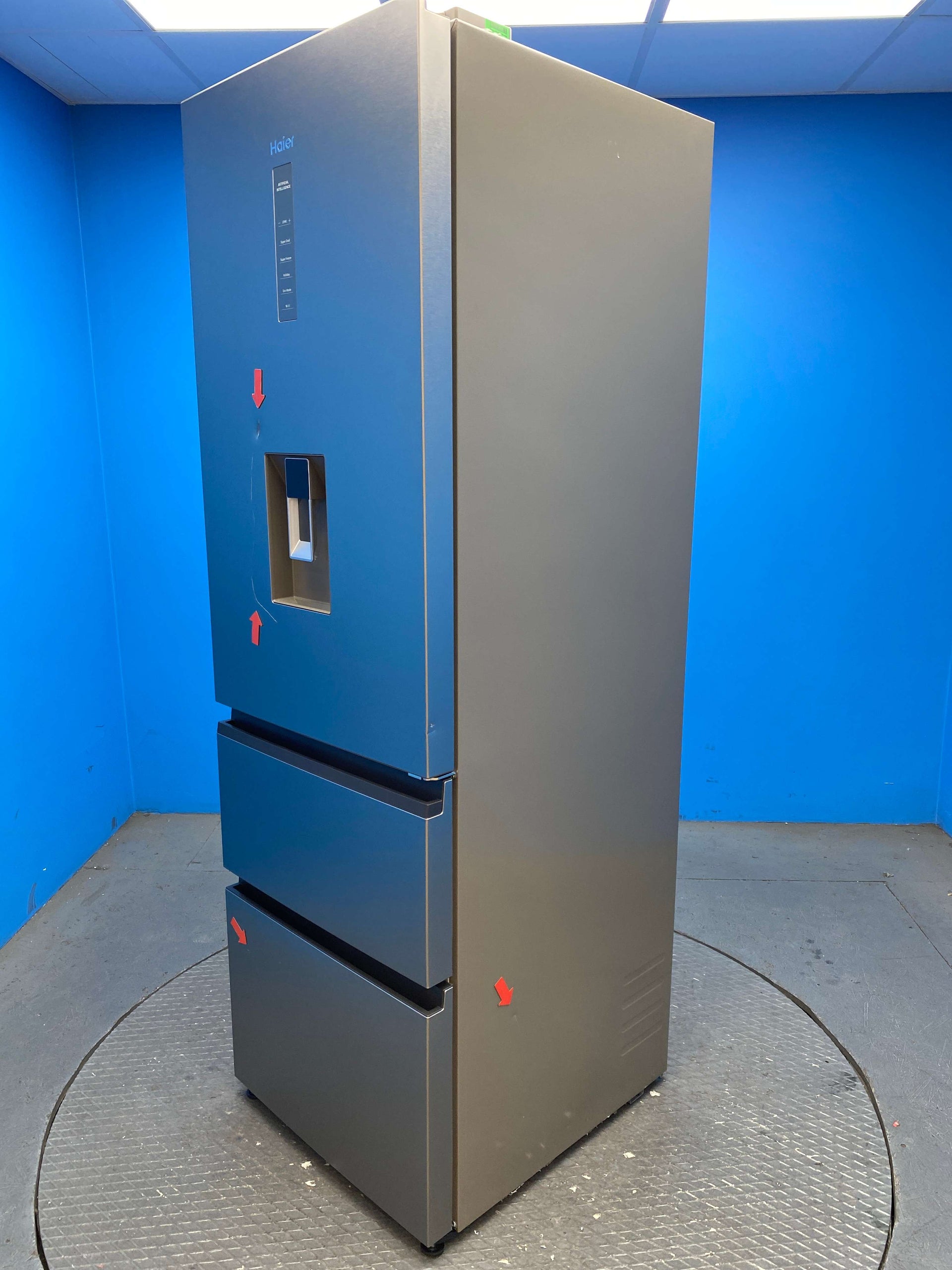 Haier HTW5618DWMG Series 5 357 Litre 3 Door Combi Fridge Freezer