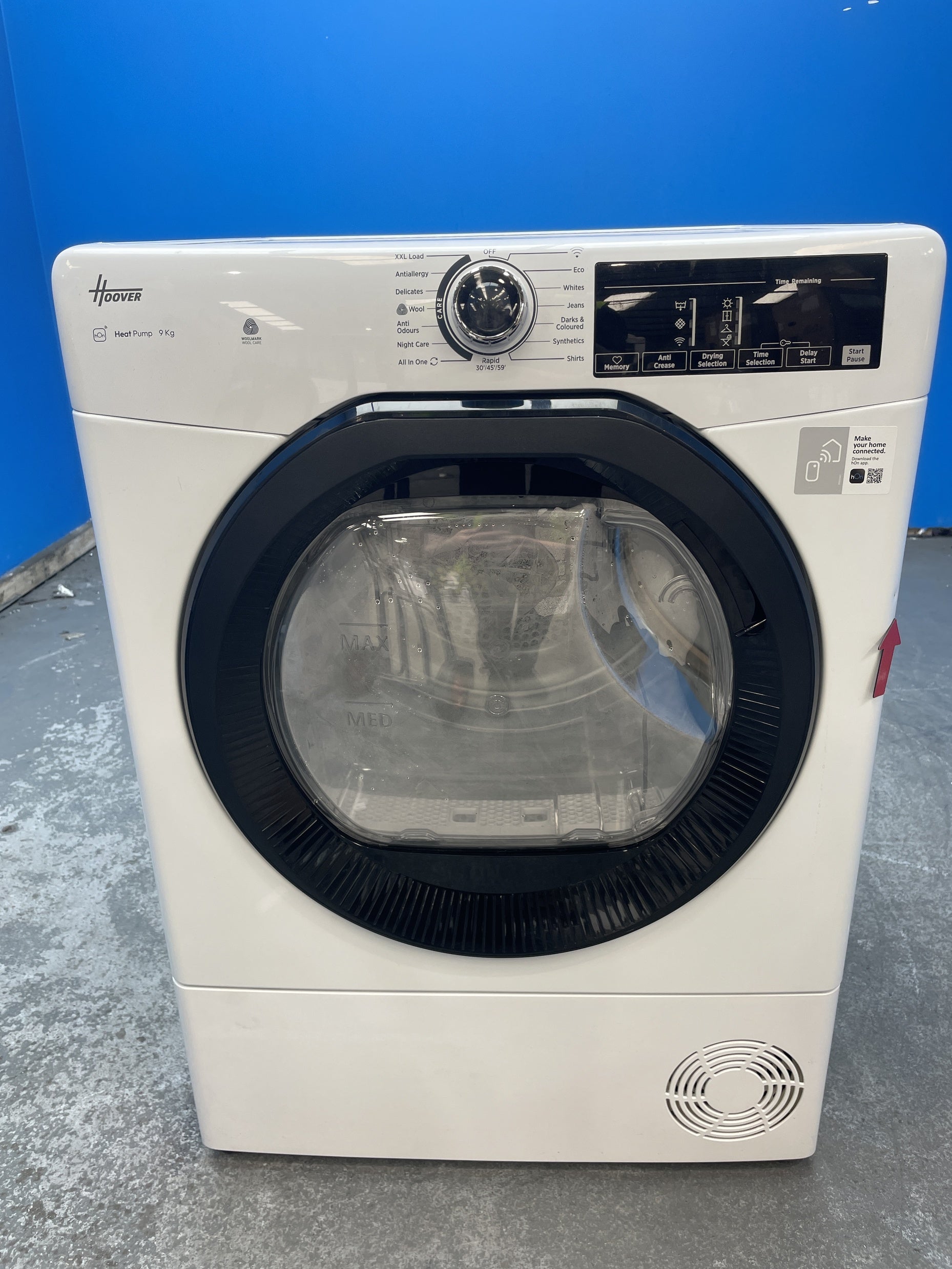 #GRC-159-531 - Hoover H-DRY 350 HRE H9N2TBE-80 9kg Heat Pump Tumble Dryer