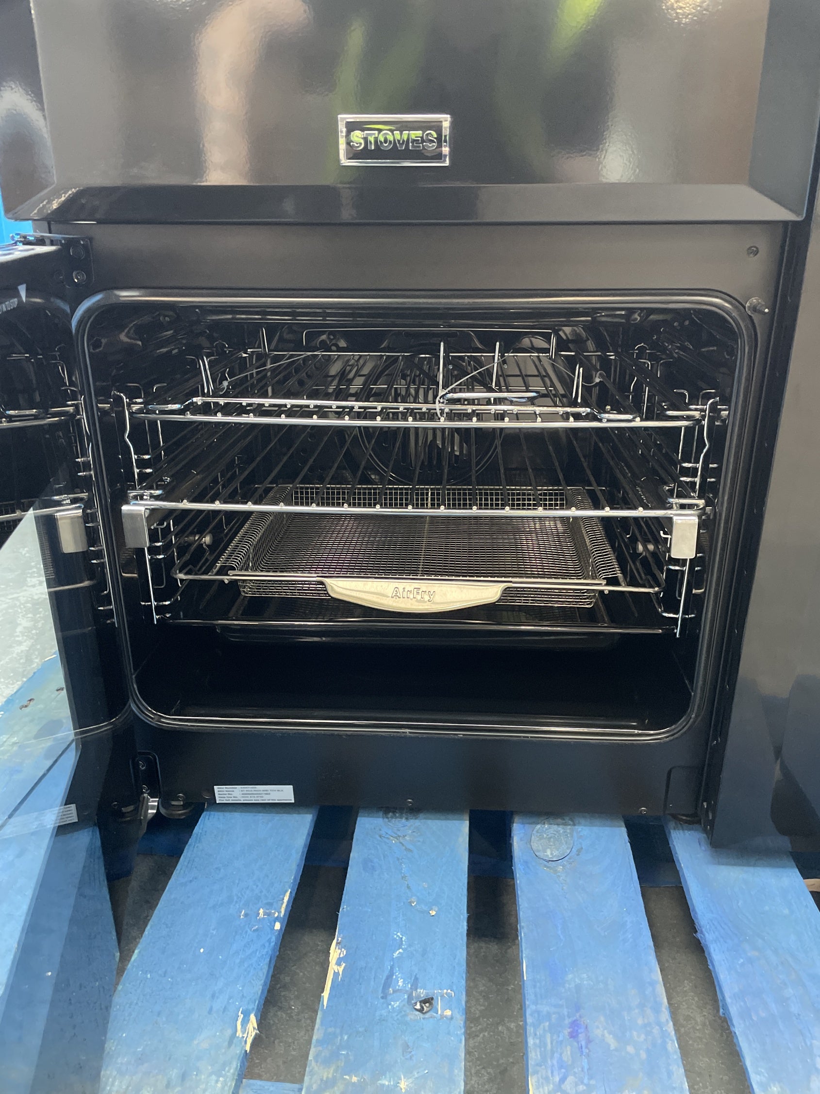 #GRC-163-741 - Stoves Richmond 90cm Induction Range Cooker – 174L Capacity, AirFry, Black