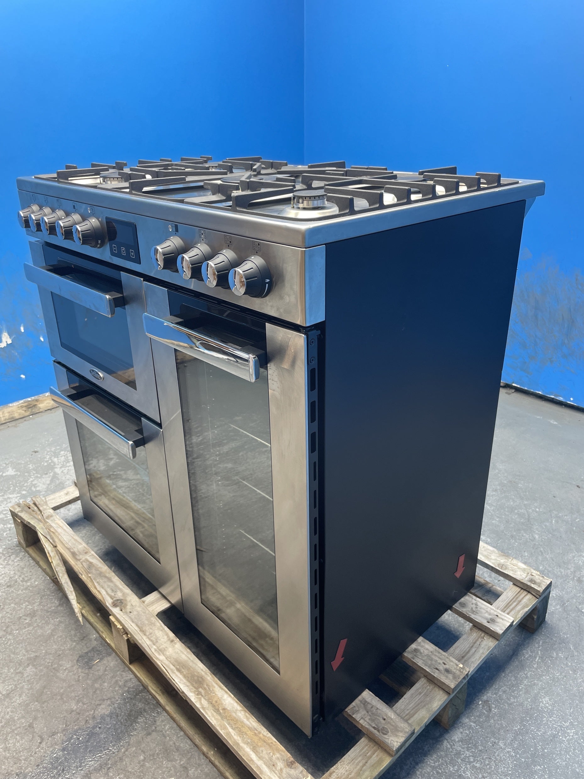 #GRC-159-421 - Belling Cookcentre 90DF 90cm Dual Fuel Range Cooker