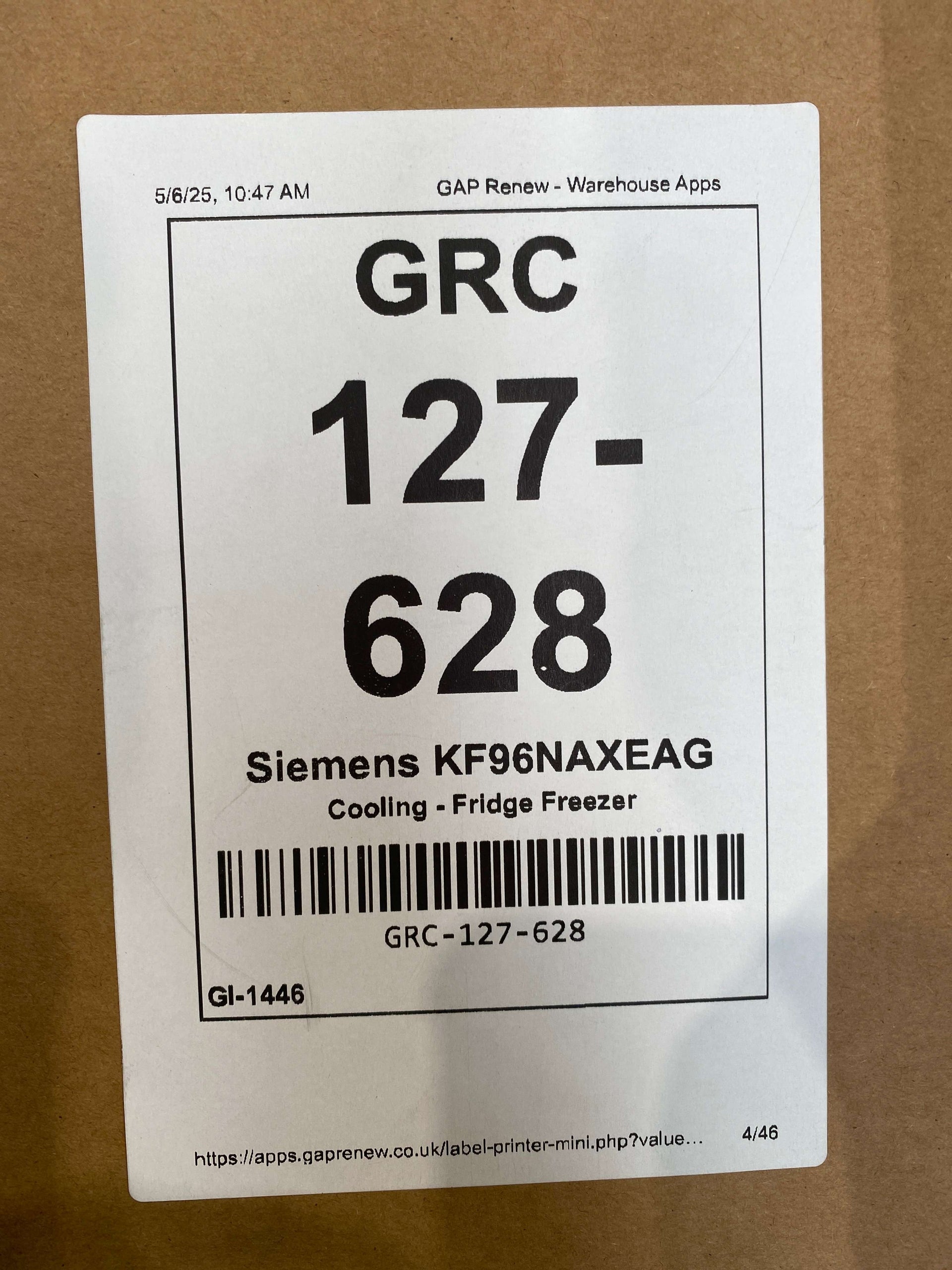 Siemens iQ500 KF96NAXEAG 605L French Door Fridge Freezer