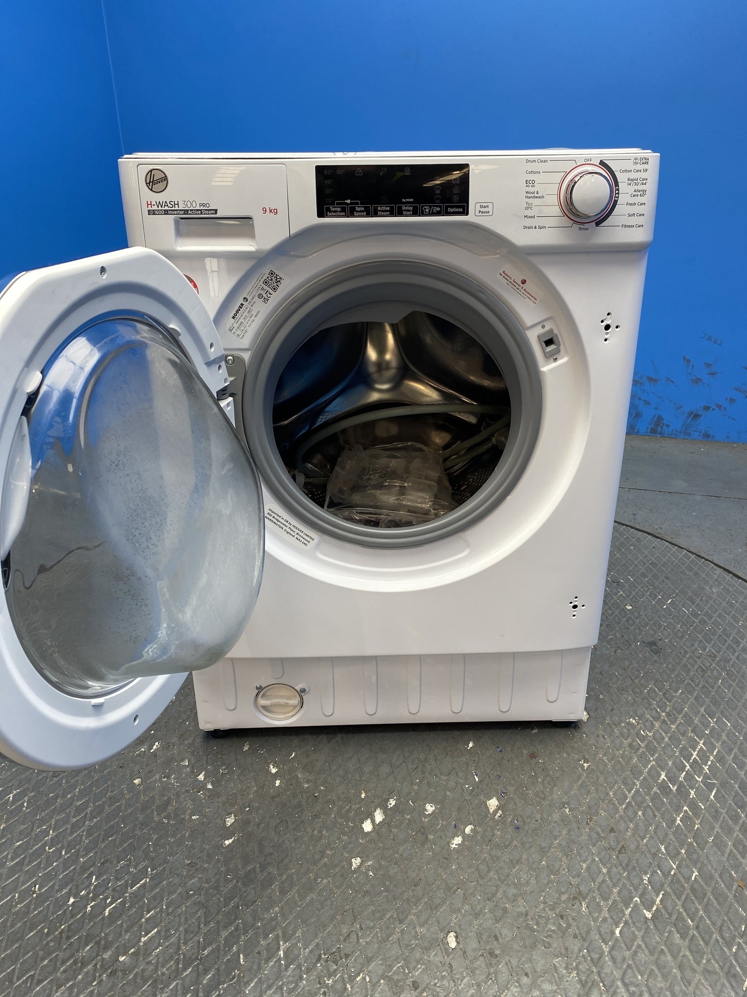 Hoover HBWOS69TMCE Built In 9kg 1600 Spin Washing Machine