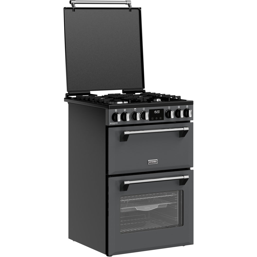 Stoves Richmond Deluxe 60cm Dual Fuel Cooker – PowerWok, AirFry, Anthracite – Renew 2 U