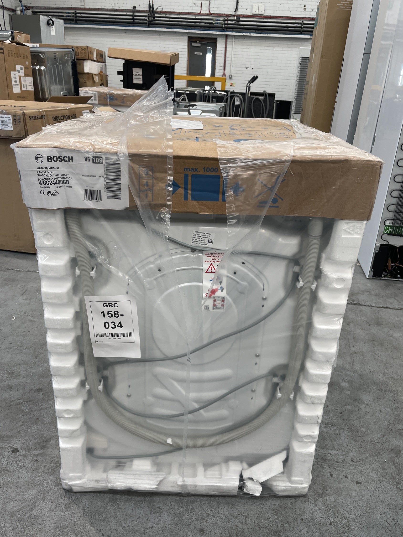 #GRC-158-034 - Bosch WGG24400GB Series 6 9kg 1400 Spin Washing Machine