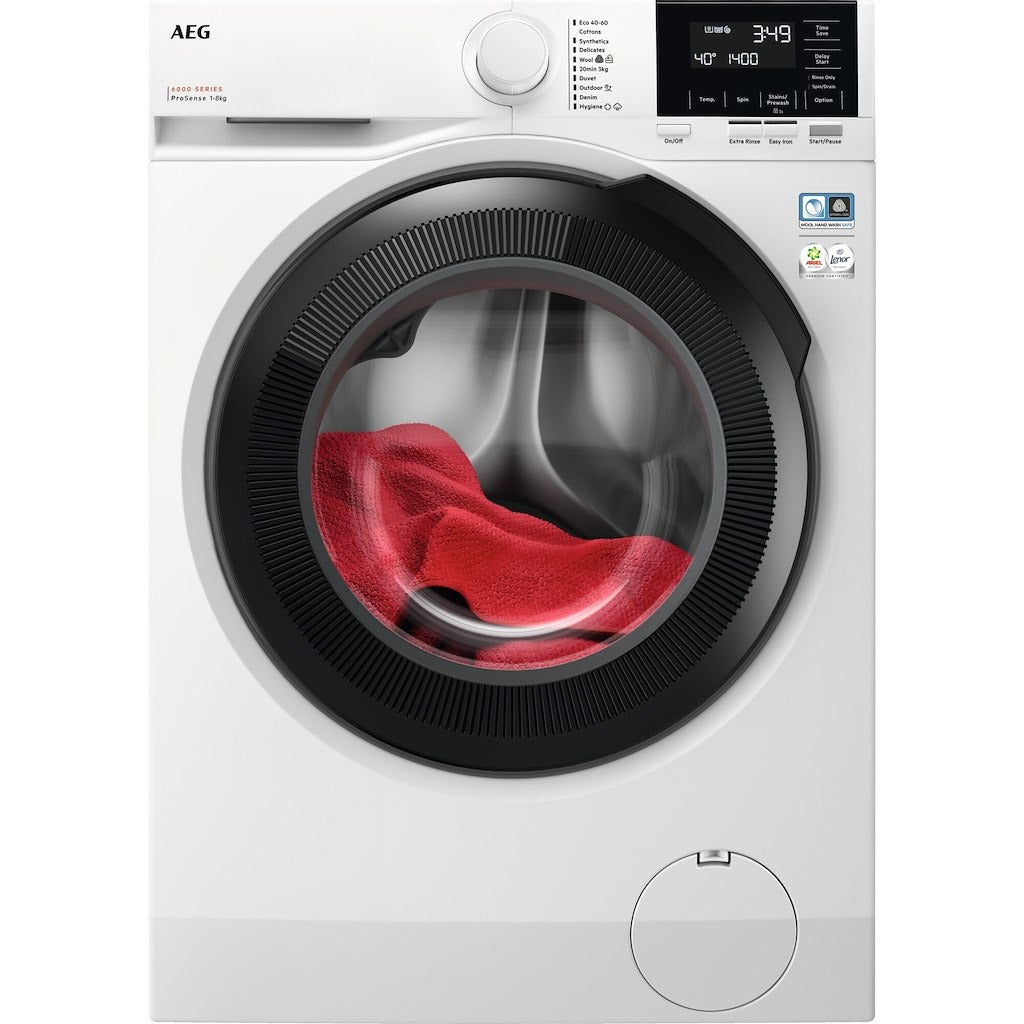 AEG 6000 ProSense LFR61844B 8kg 1400 Spin Washing Machine – Renew 2 U