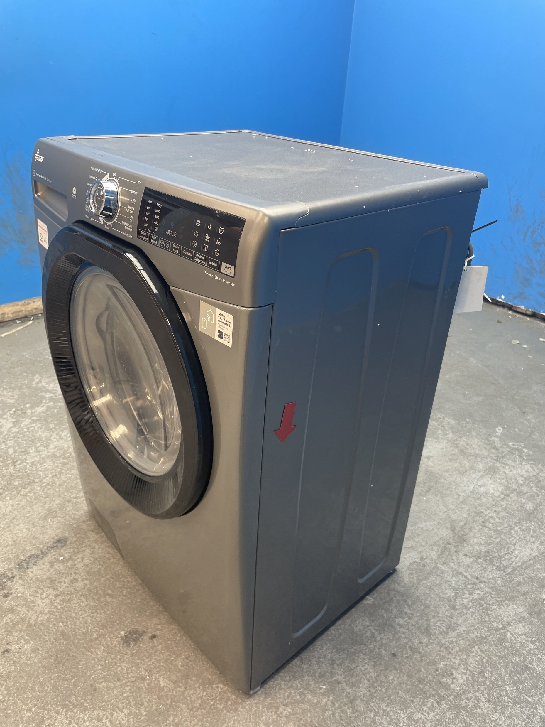 #GRC-159-593 - Hoover H3DPS4866TAMBR80 WiFi Enabled 8/6kg 1400rpm Washer Dryer